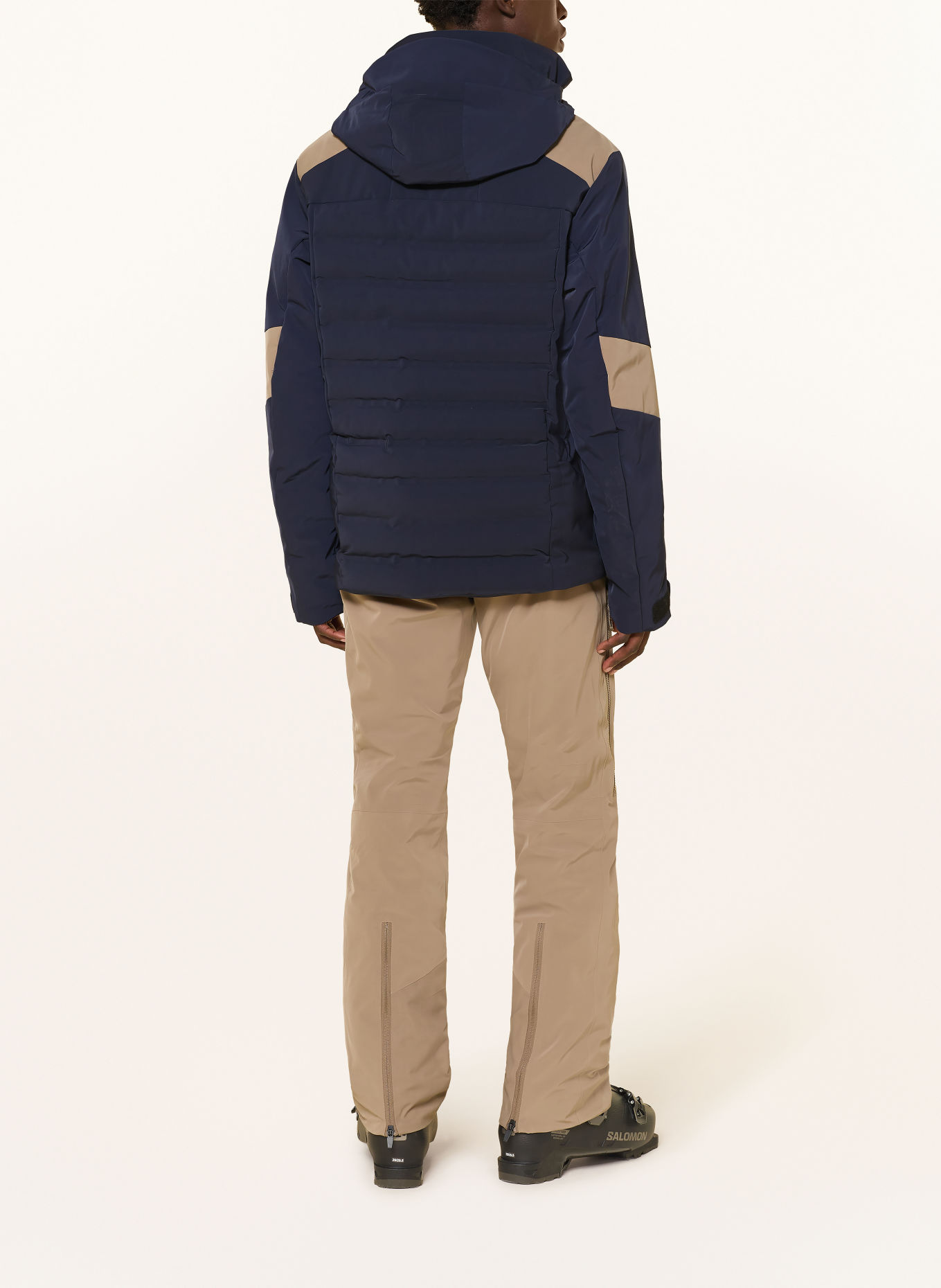 FIRE+ICE Ski-jas RADEK: DONKERBLAUW / BEIGE