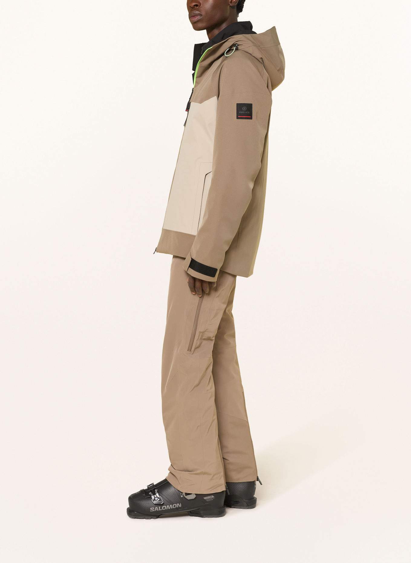 FIRE+ICE Skihose NIC-T: HELLBRAUN