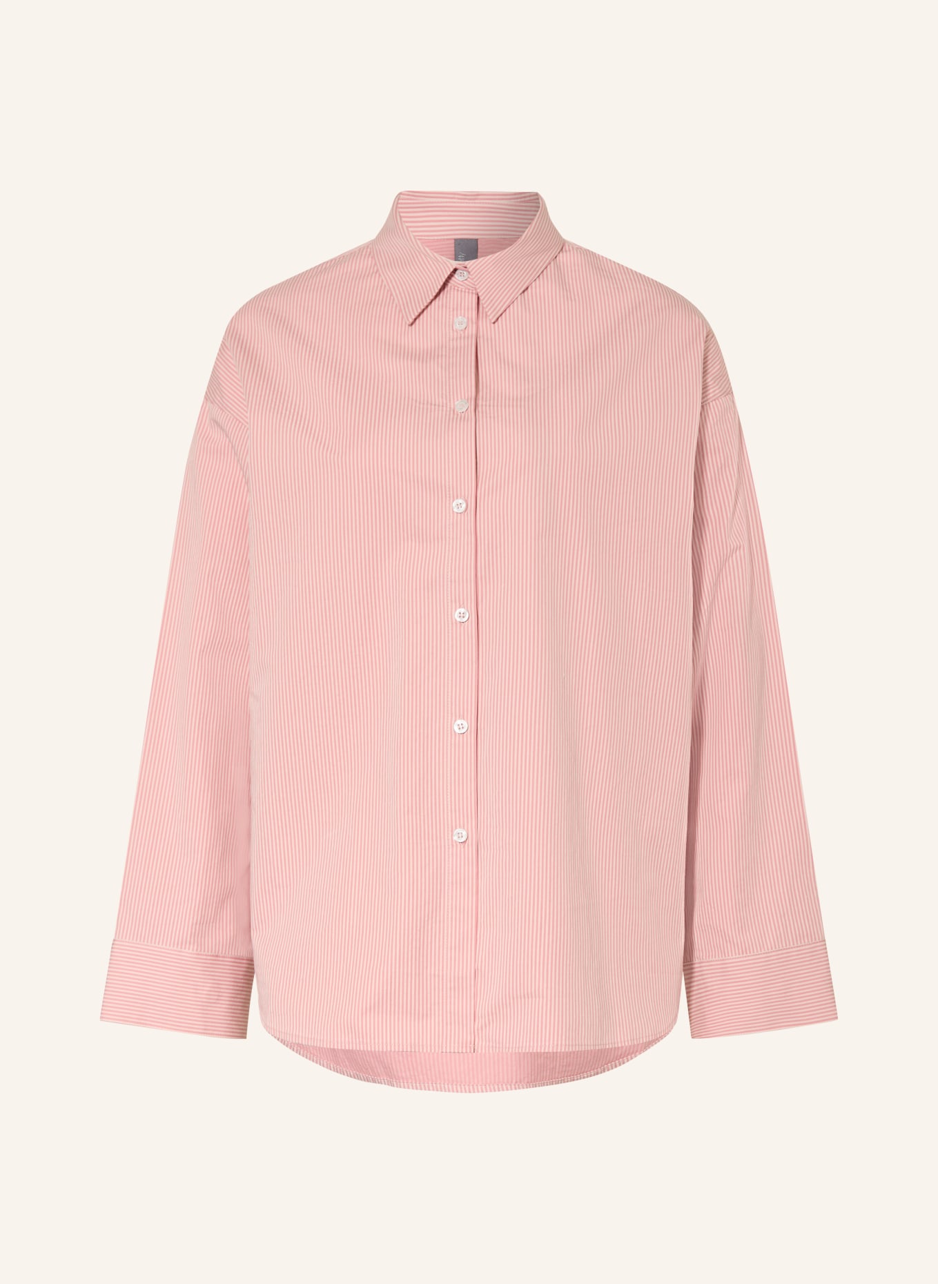 Sweaty Betty SUMMER STRIPE Shirt Blouse: LIGHT RED / CREAM