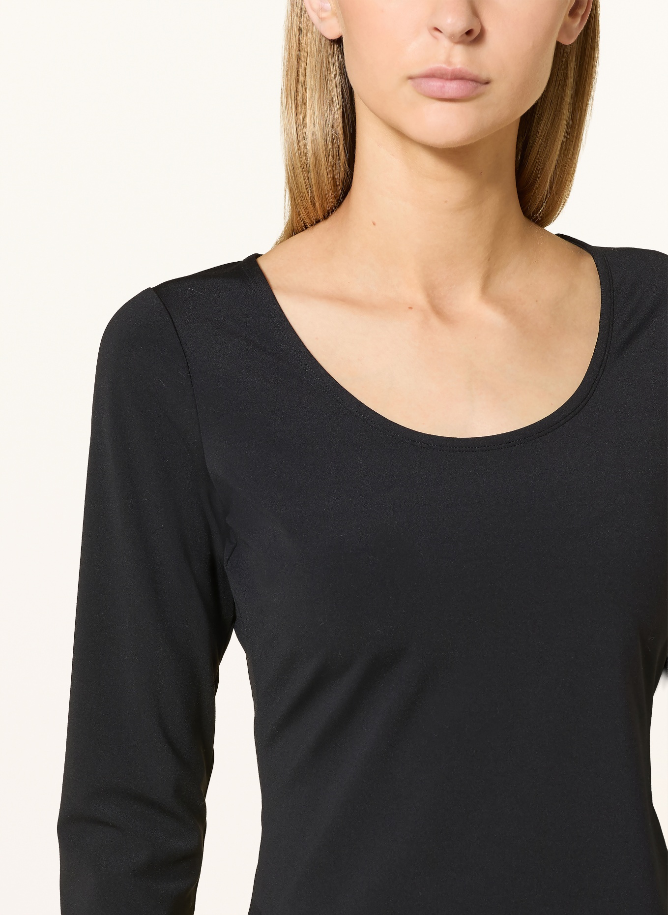 Sweaty Betty Shirt ULTIMATE STUDIO mit 3/4-Arm: SCHWARZ