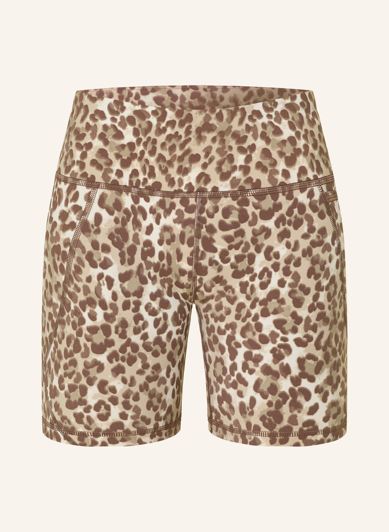 Sweaty Betty Tights POWER 6": BEIGE / BRAUN / CREME