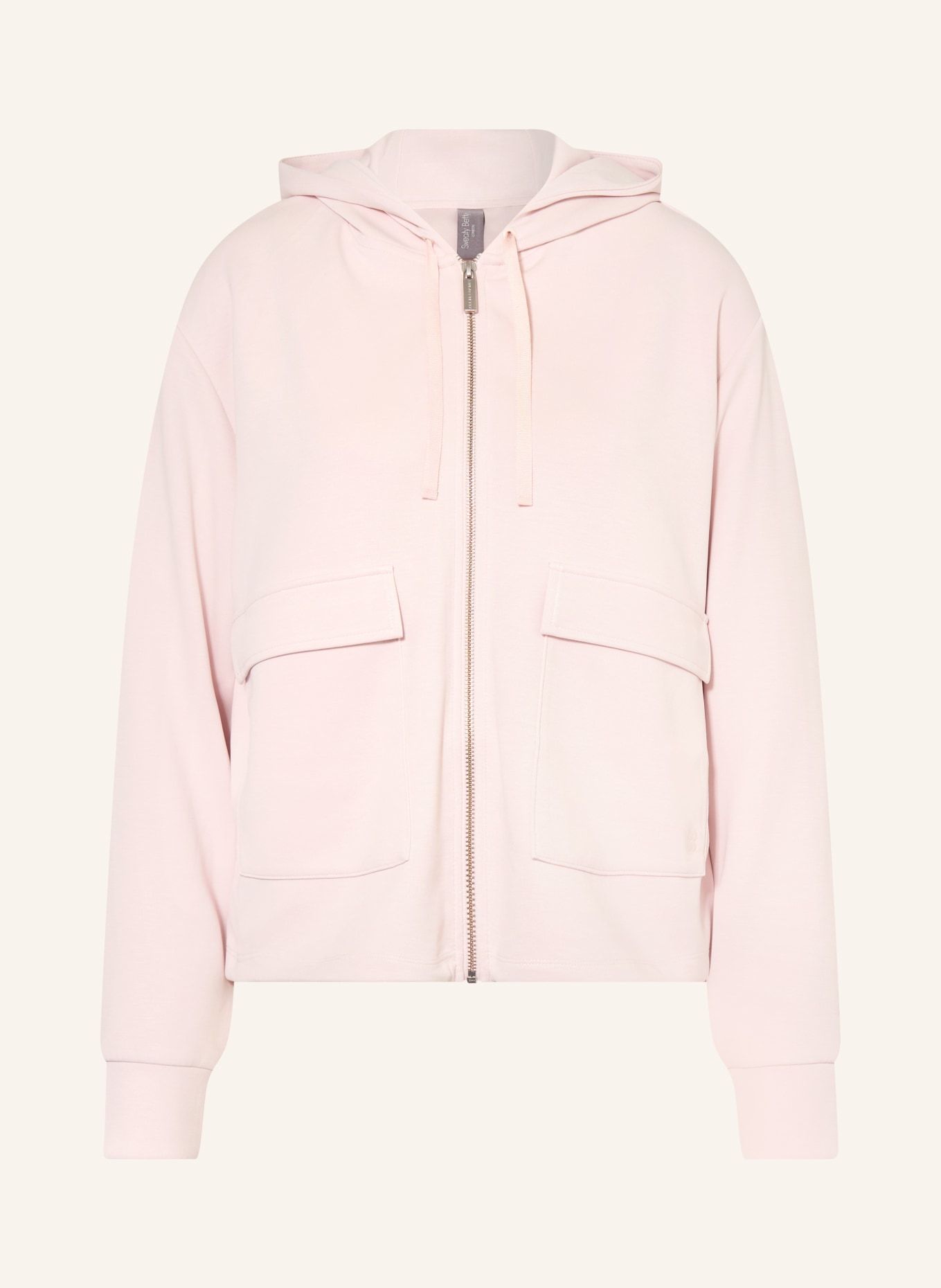 Sweaty Betty Sweatshirt Jacket SAND WASH CLOUDWEIGHT: LIGHT PINK