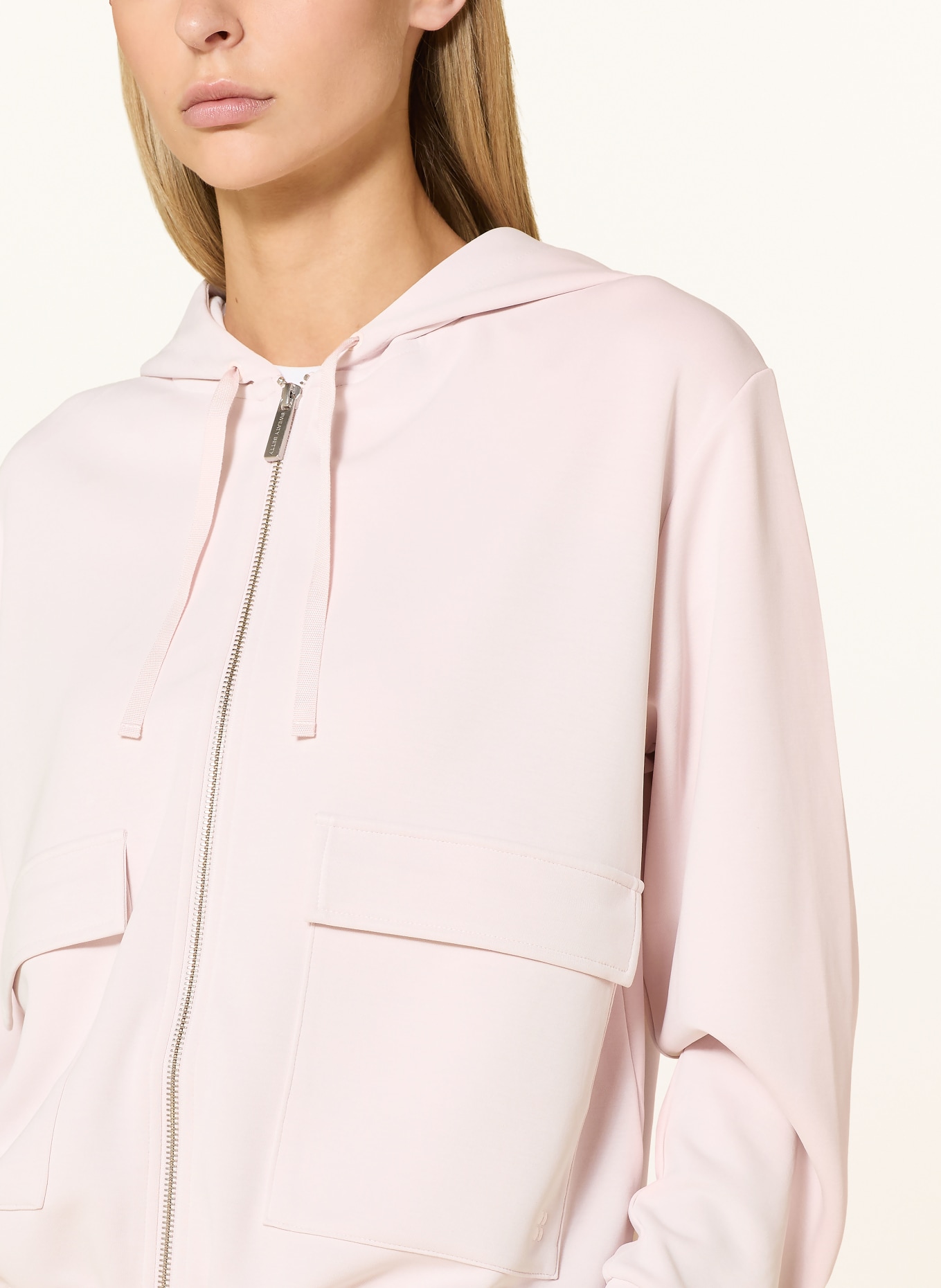 Sweaty Betty Sweatshirt Jacket SAND WASH CLOUDWEIGHT: LIGHT PINK