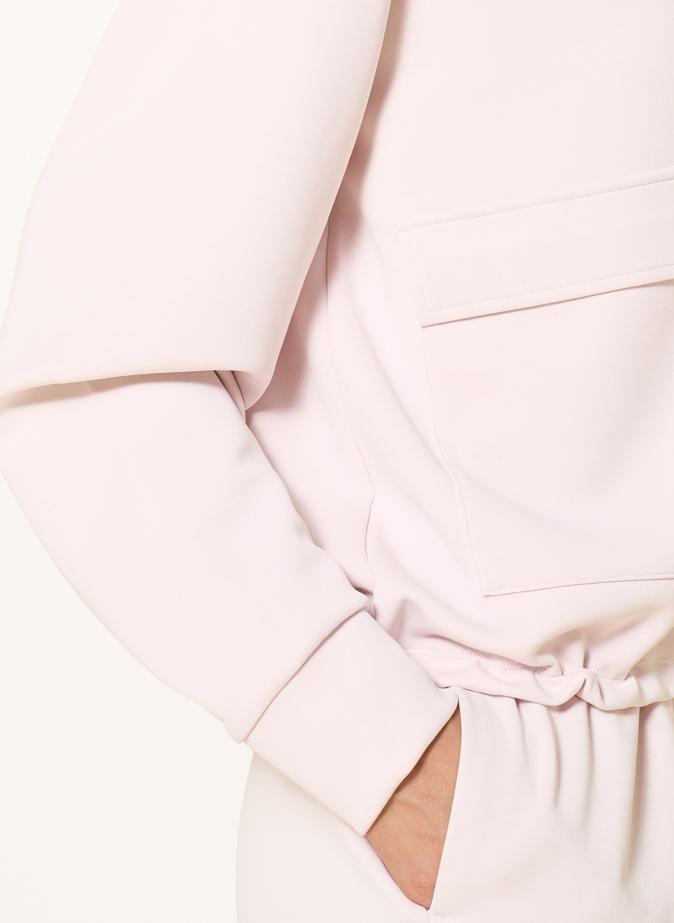 Sweaty Betty Sweatshirt Jacket SAND WASH CLOUDWEIGHT: LIGHT PINK