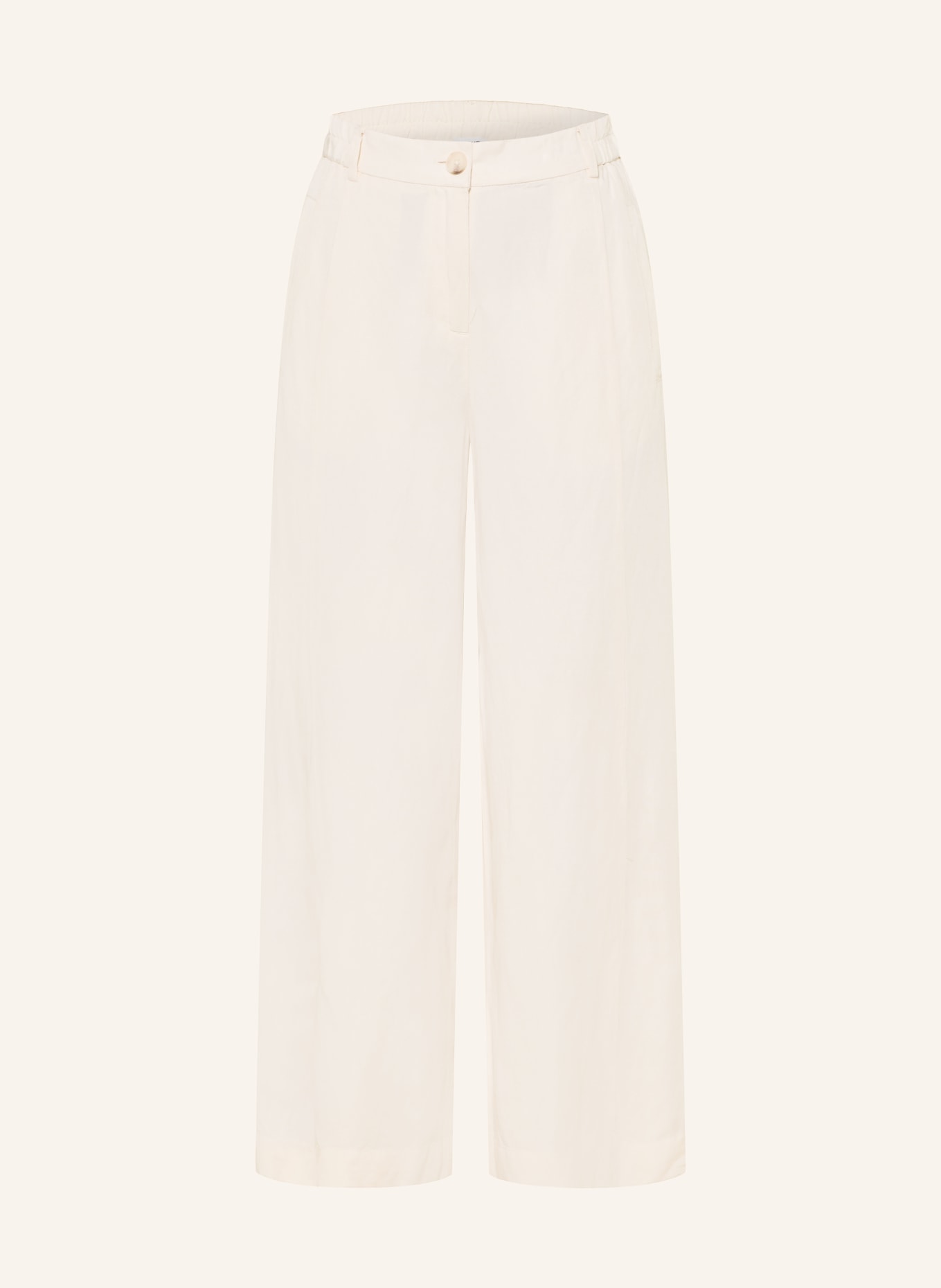 OPUS Pantaloni culotte MAIGA FLOW: ECRU