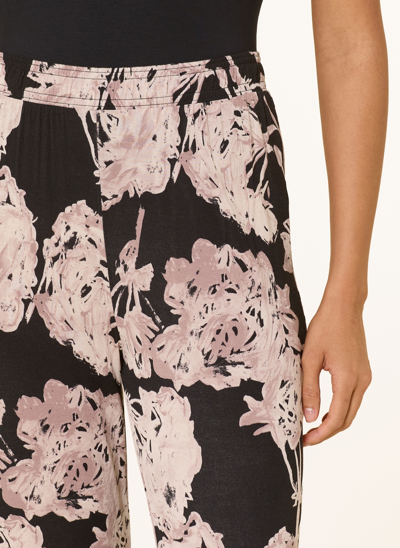 BOSS ESSENCE Pajamas: BLACK / DUSKY PINK