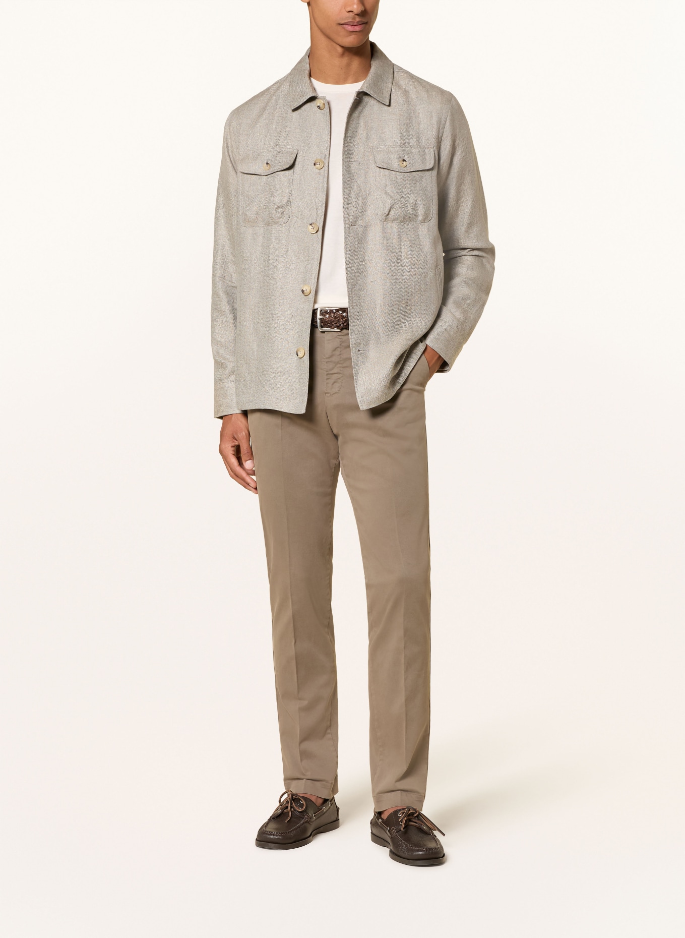 PT TORINO Chino Master Fit: MARRON CLAIR