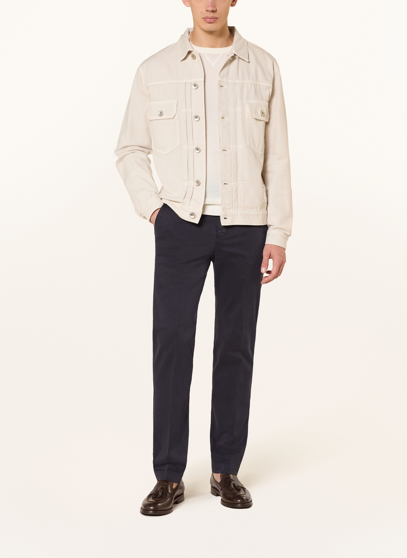 PT TORINO Chino Master Fit: DUNKELBLAU