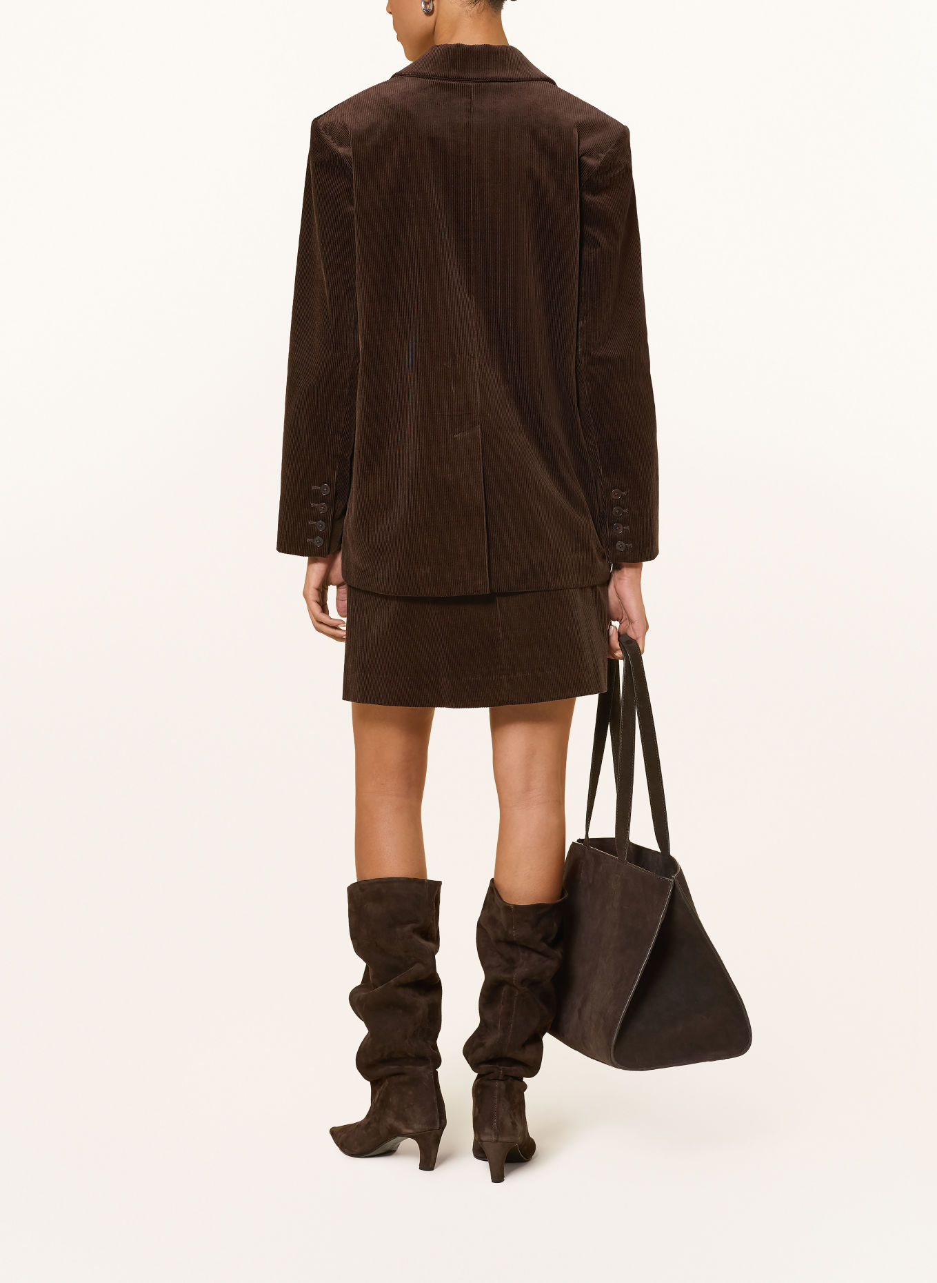 Part Two Corduroyrok: MARRON FONCÉ