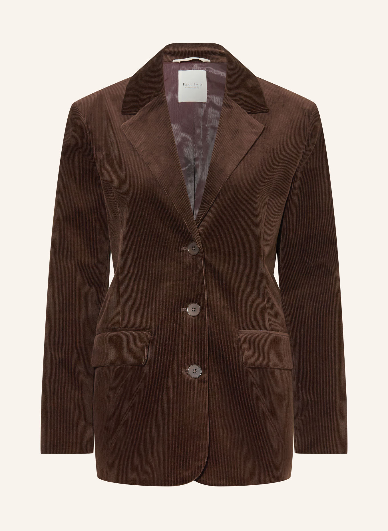Part Two Corduroy blazer CONJA: MARRON FONCÉ