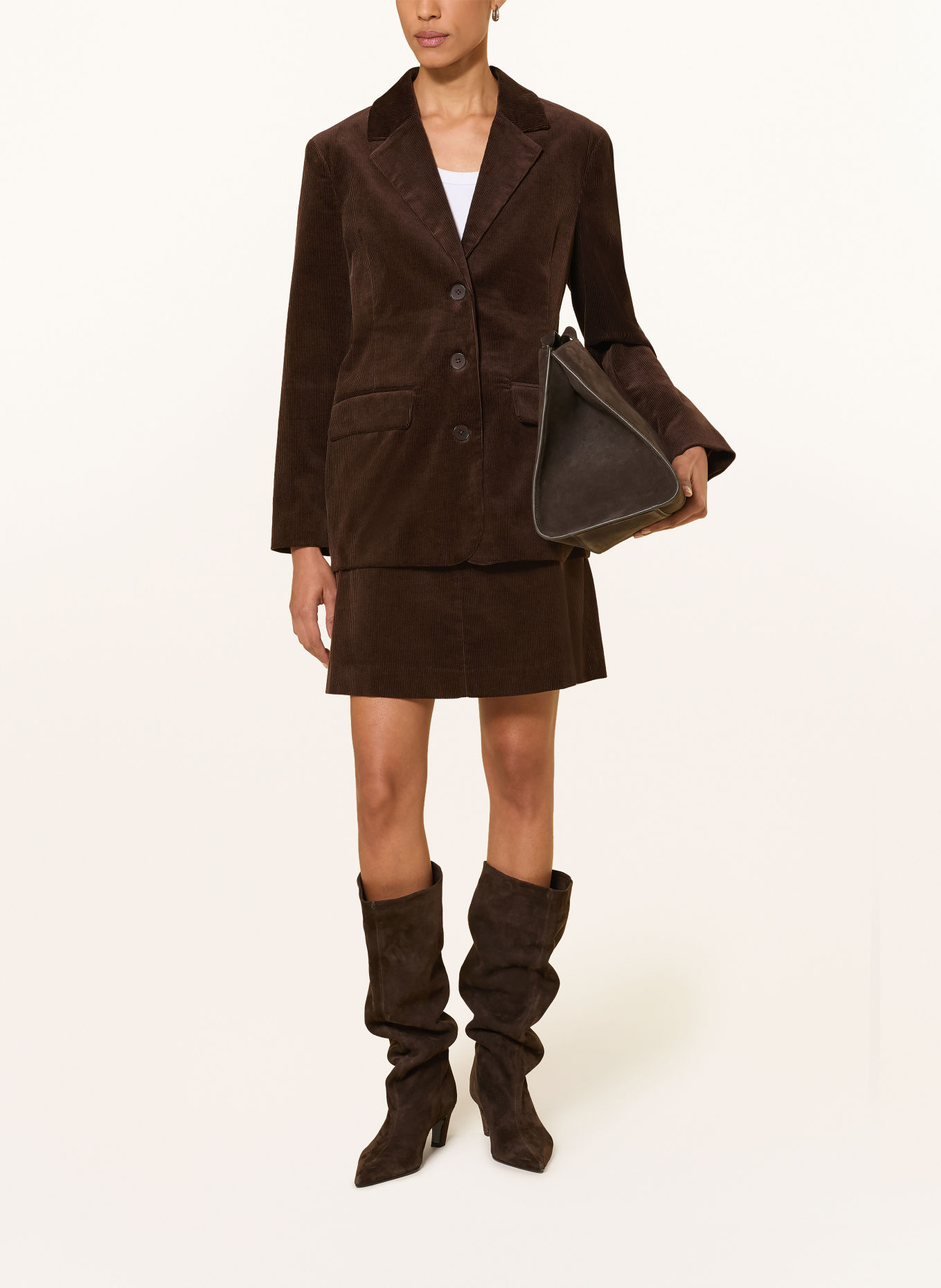 Part Two Corduroy blazer CONJA: MARRON FONCÉ