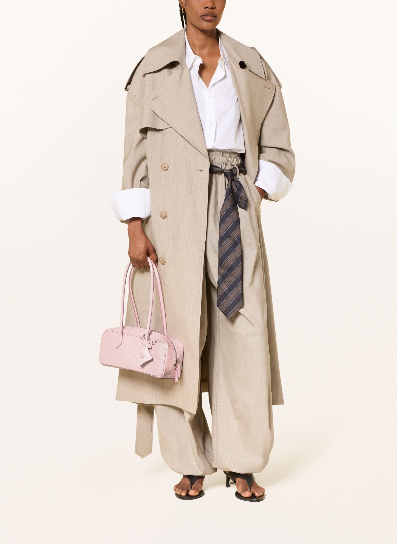 MCM AREN Shoulder Bag: LIGHT PINK