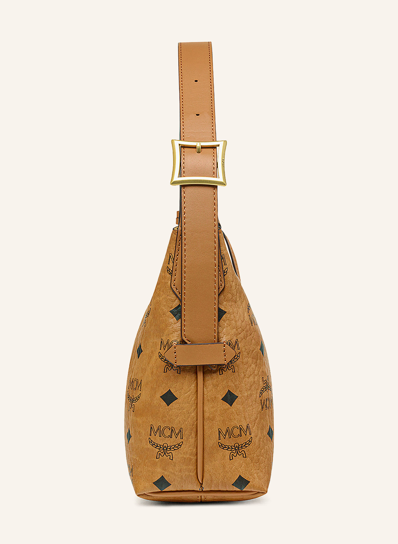 MCM AREN VI Shoulder Bag: COGNAC