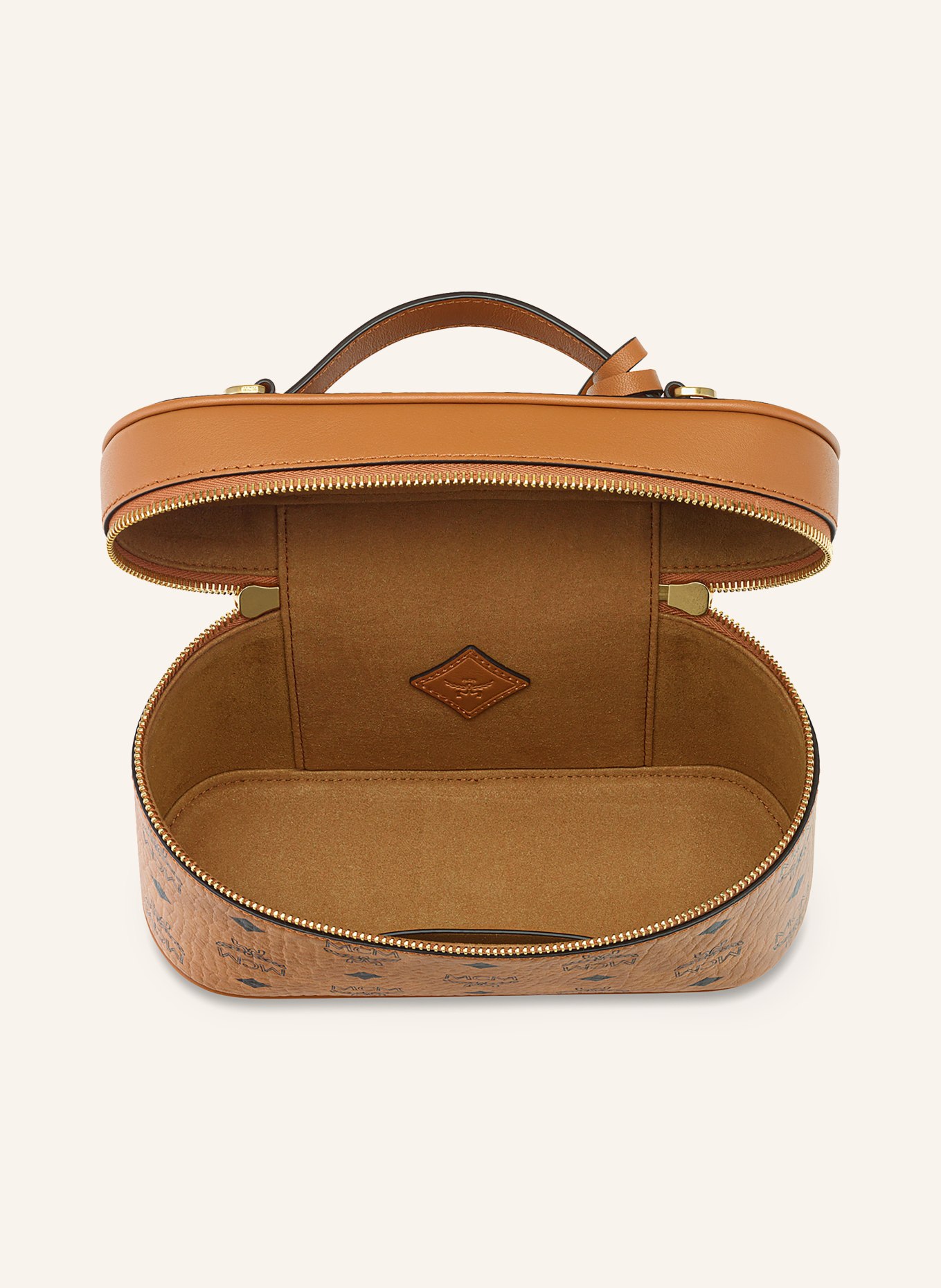 MCM Schoudertas AREN: BRUIN / GOUD