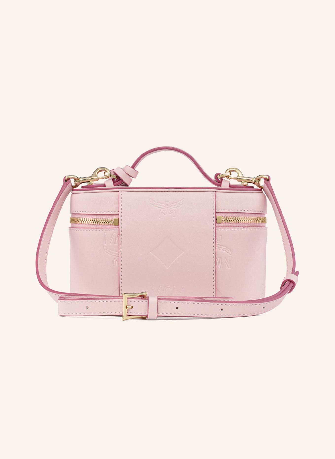 MCM Schoudertas AREN MINI: ROSE CLAIR