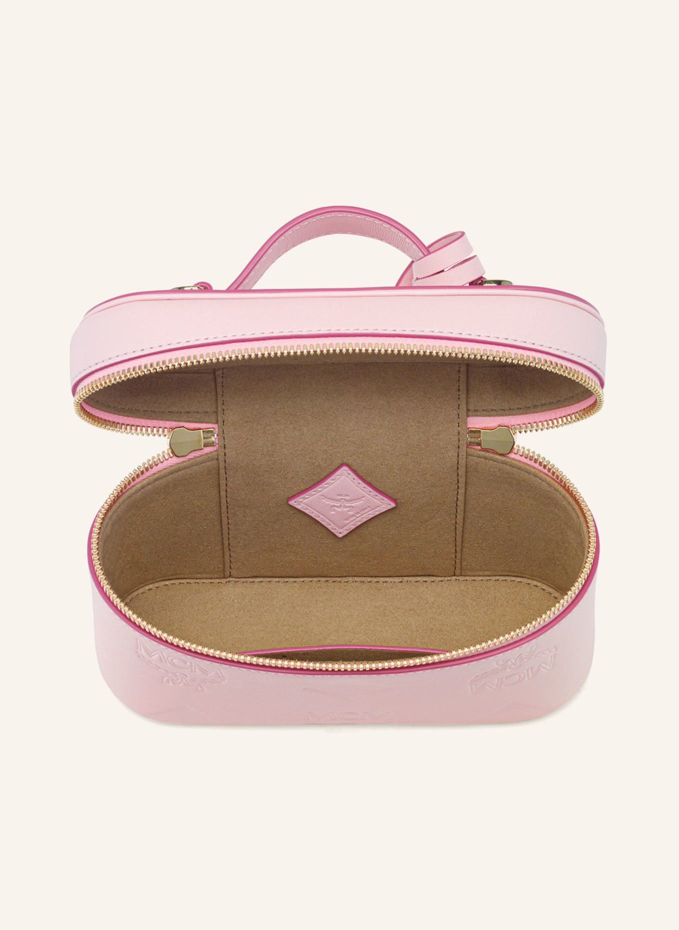 MCM Schoudertas AREN MINI: ROSE CLAIR