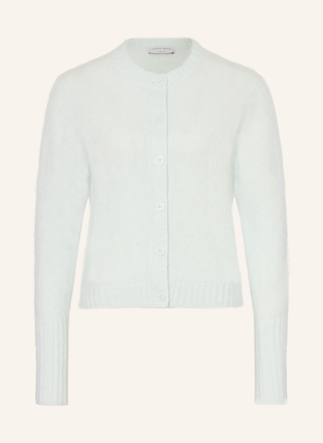 TIGER OF SWEDEN Strickjacke mit Mohair: MINT