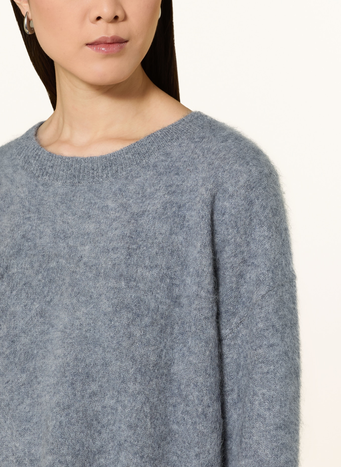 darling harbour Pullover: MID GREY MELANGE