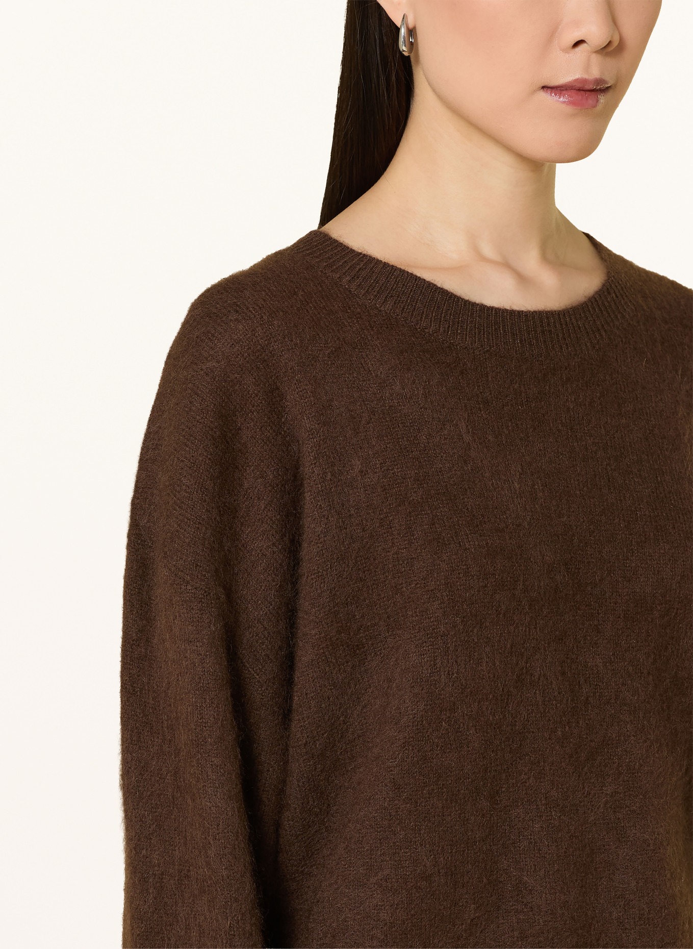 darling harbour Pullover: DARK BROWN