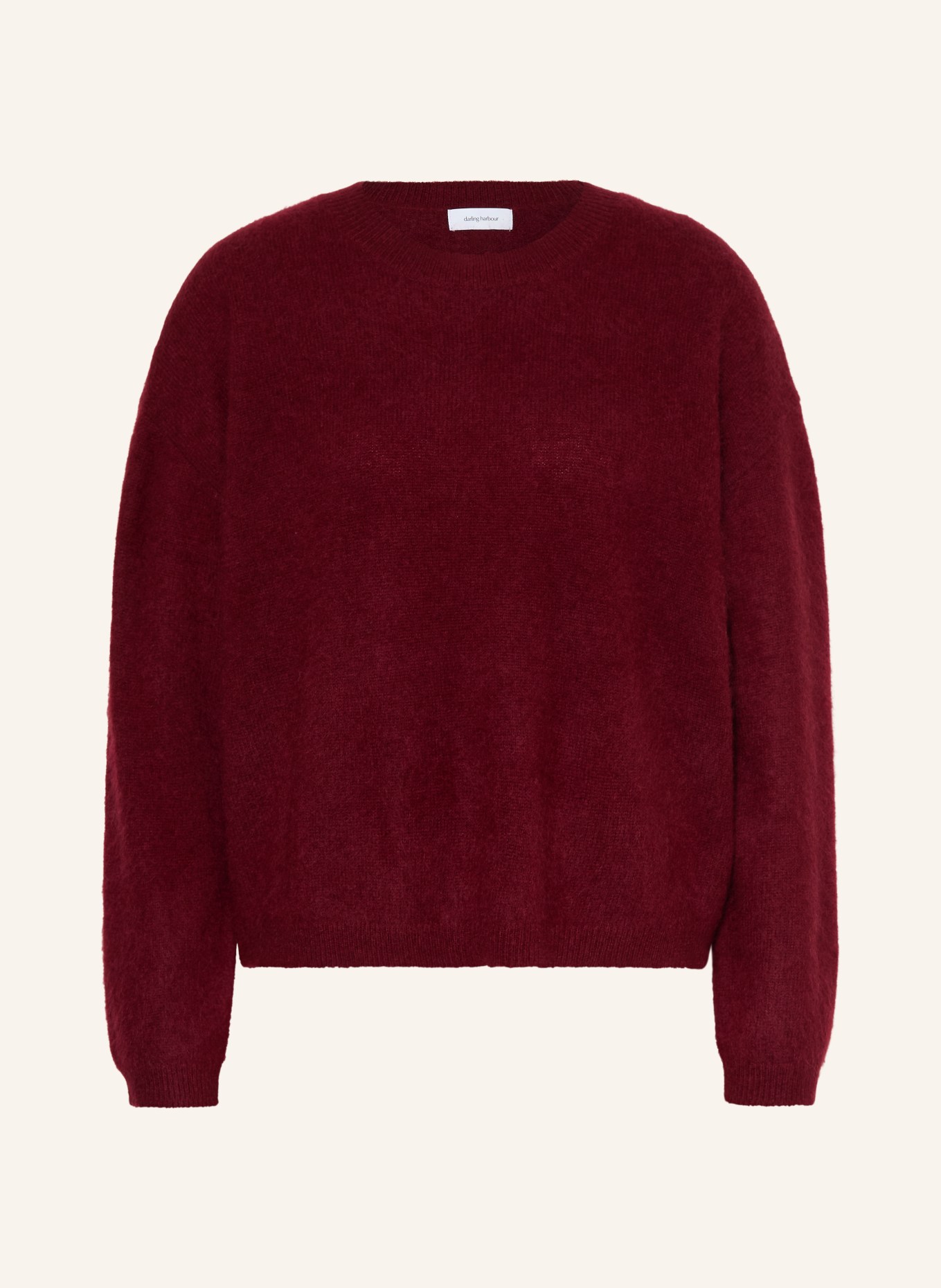 darling harbour Pullover: DARK RED