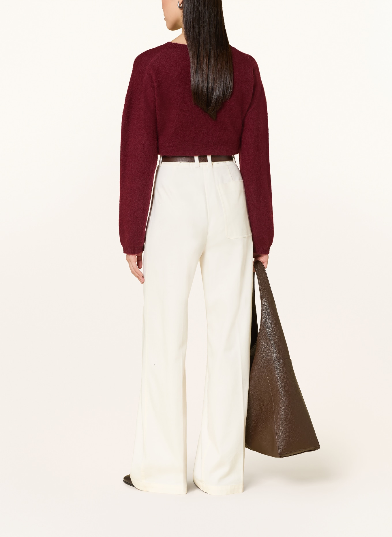 darling harbour Pullover: DARK RED