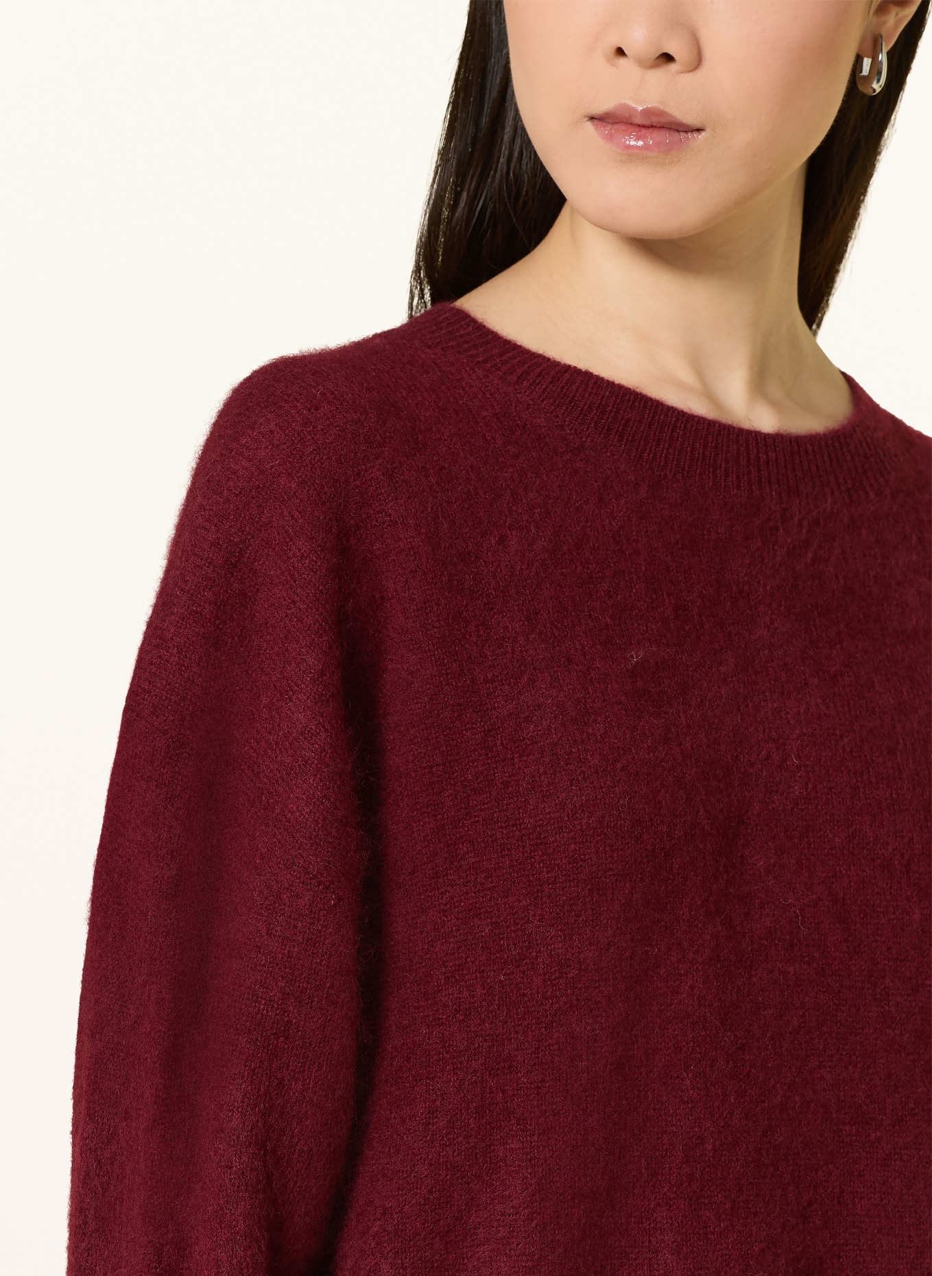 darling harbour Pullover: DARK RED