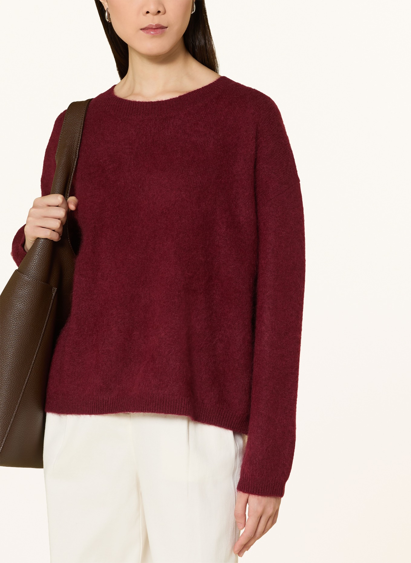 darling harbour Pullover: DARK RED
