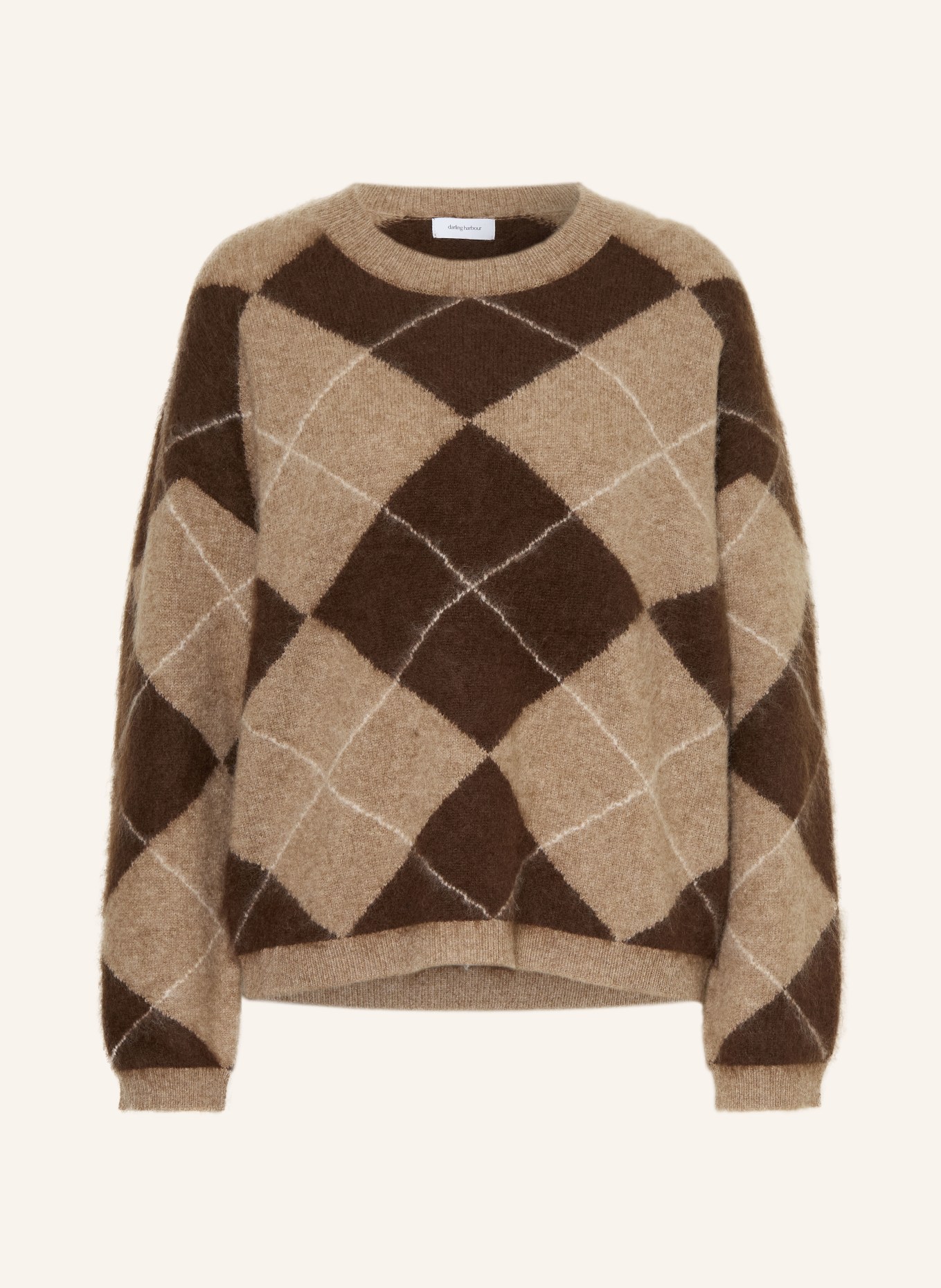darling harbour Truien: dark brown melange / greige melange / offwhite