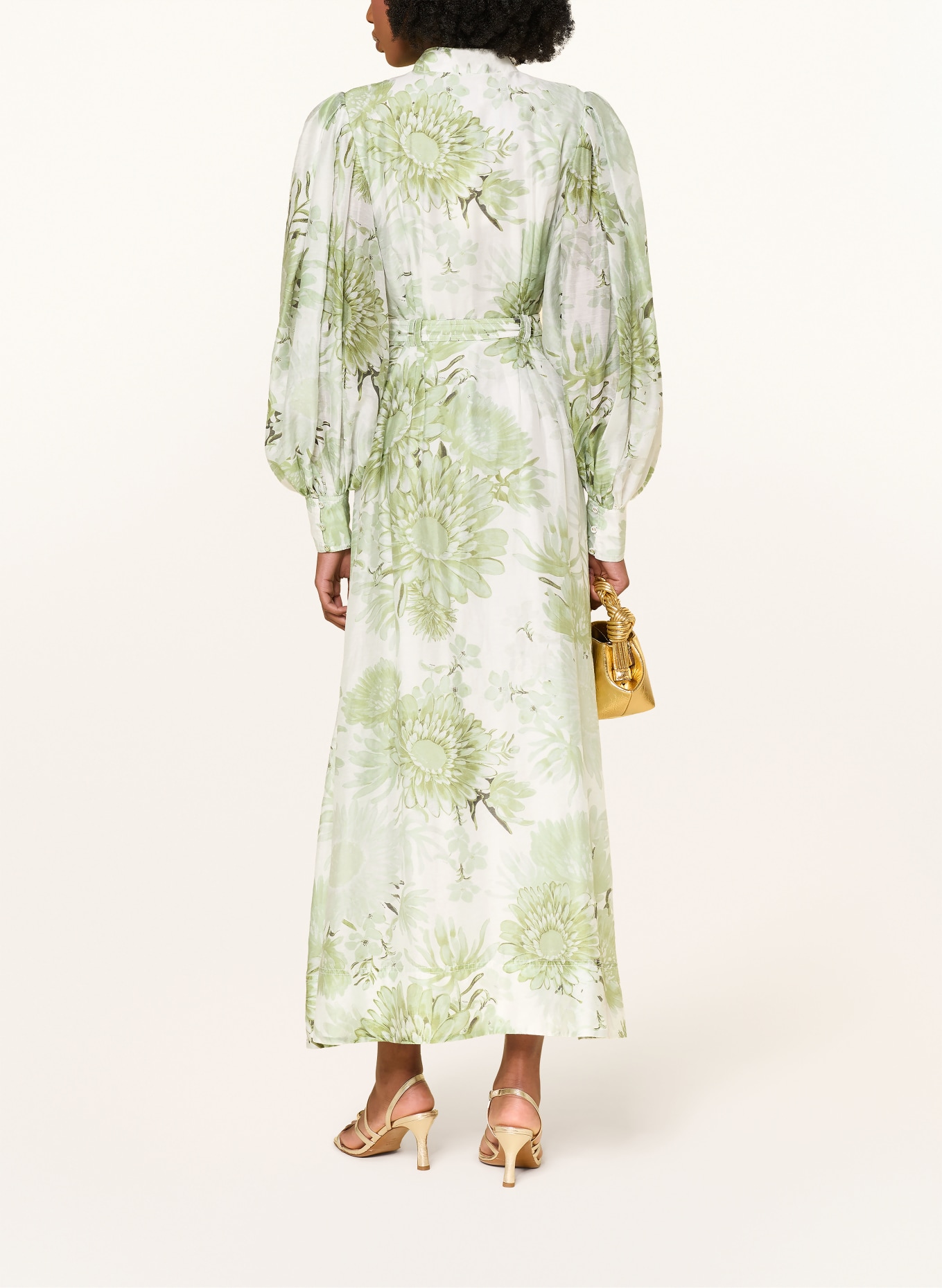 Aje. Kleid: HELLGRÜN / GRÜN / WEISS