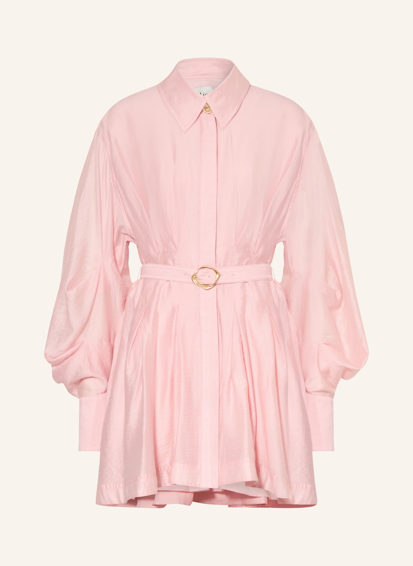 Aje. Robe chemise MURPHIE: ROSE