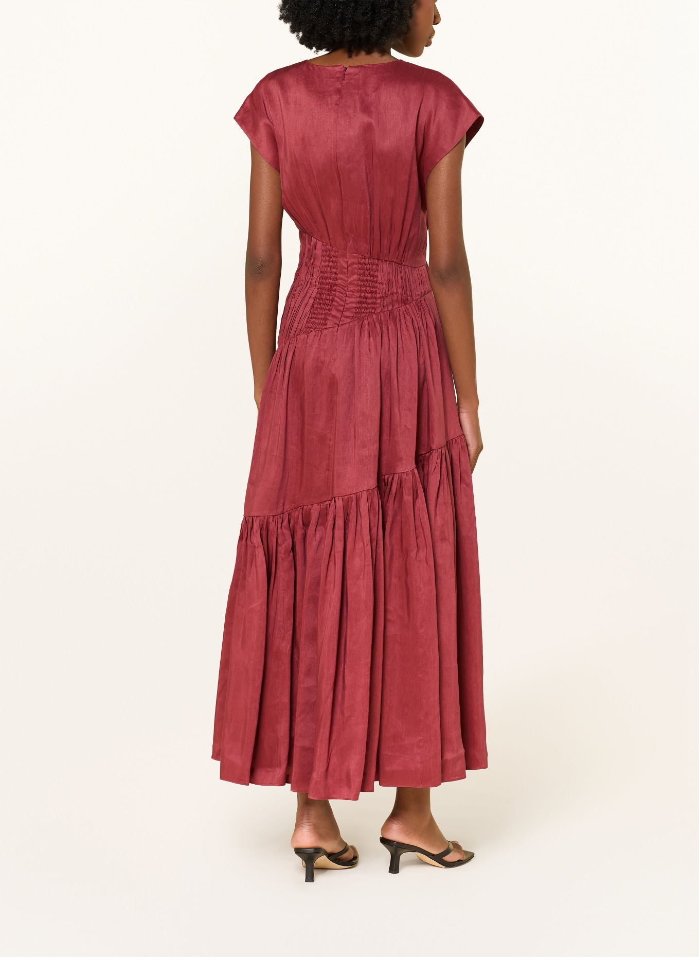 Aje. Kleid ECLIPTICA: DUNKELROT