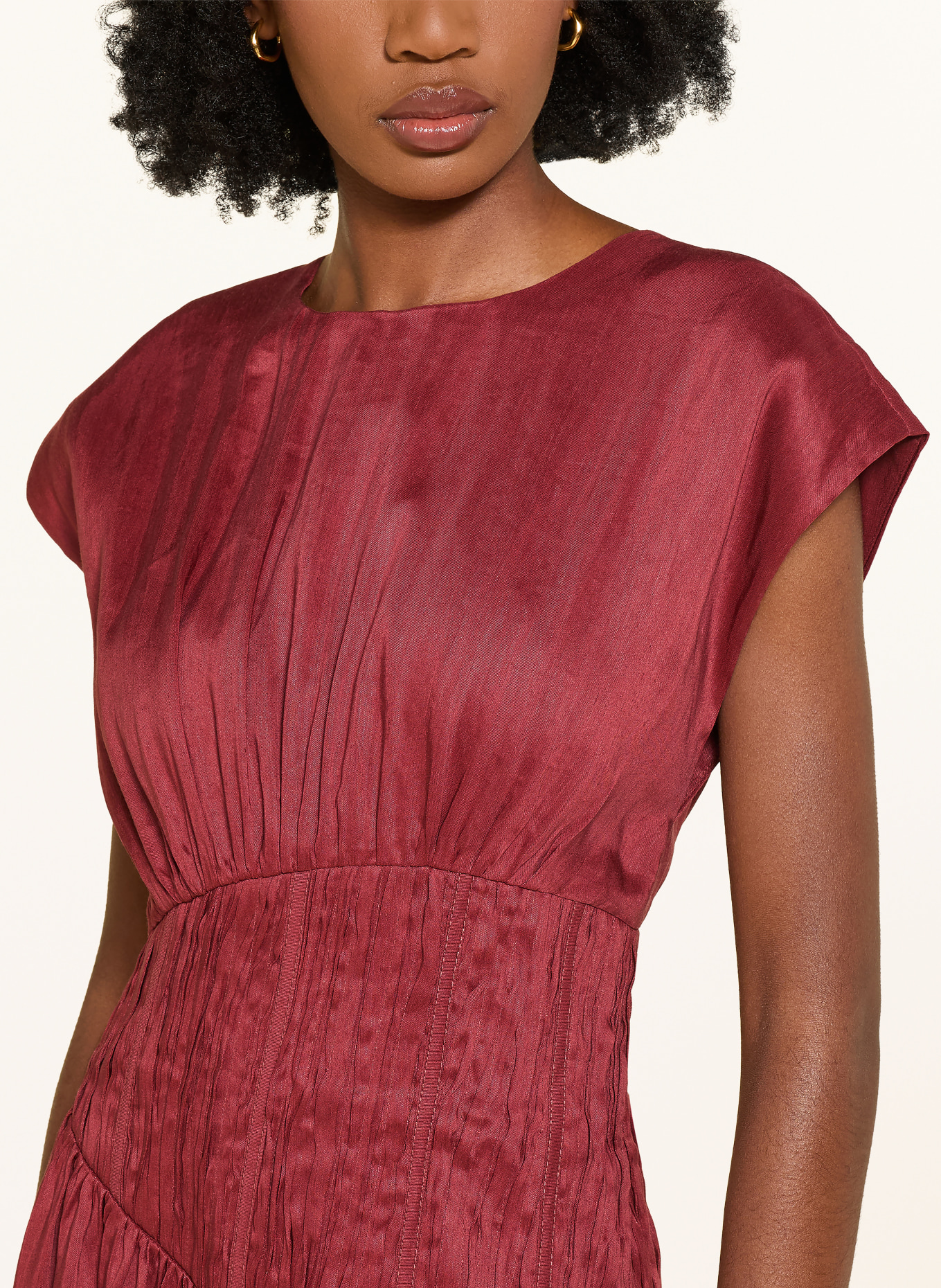 Aje. Kleid ECLIPTICA: DUNKELROT