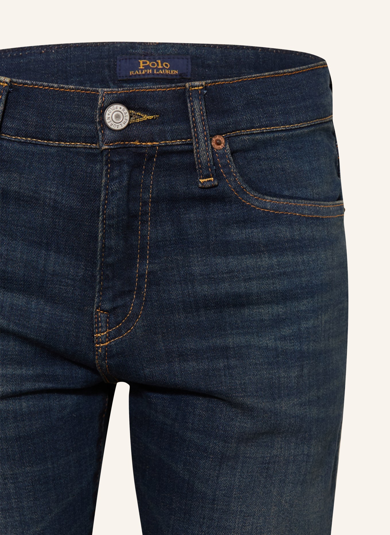 POLO RALPH LAUREN THE SULLIVAN Slim Fit Jeans: 001 ADAMS WASH