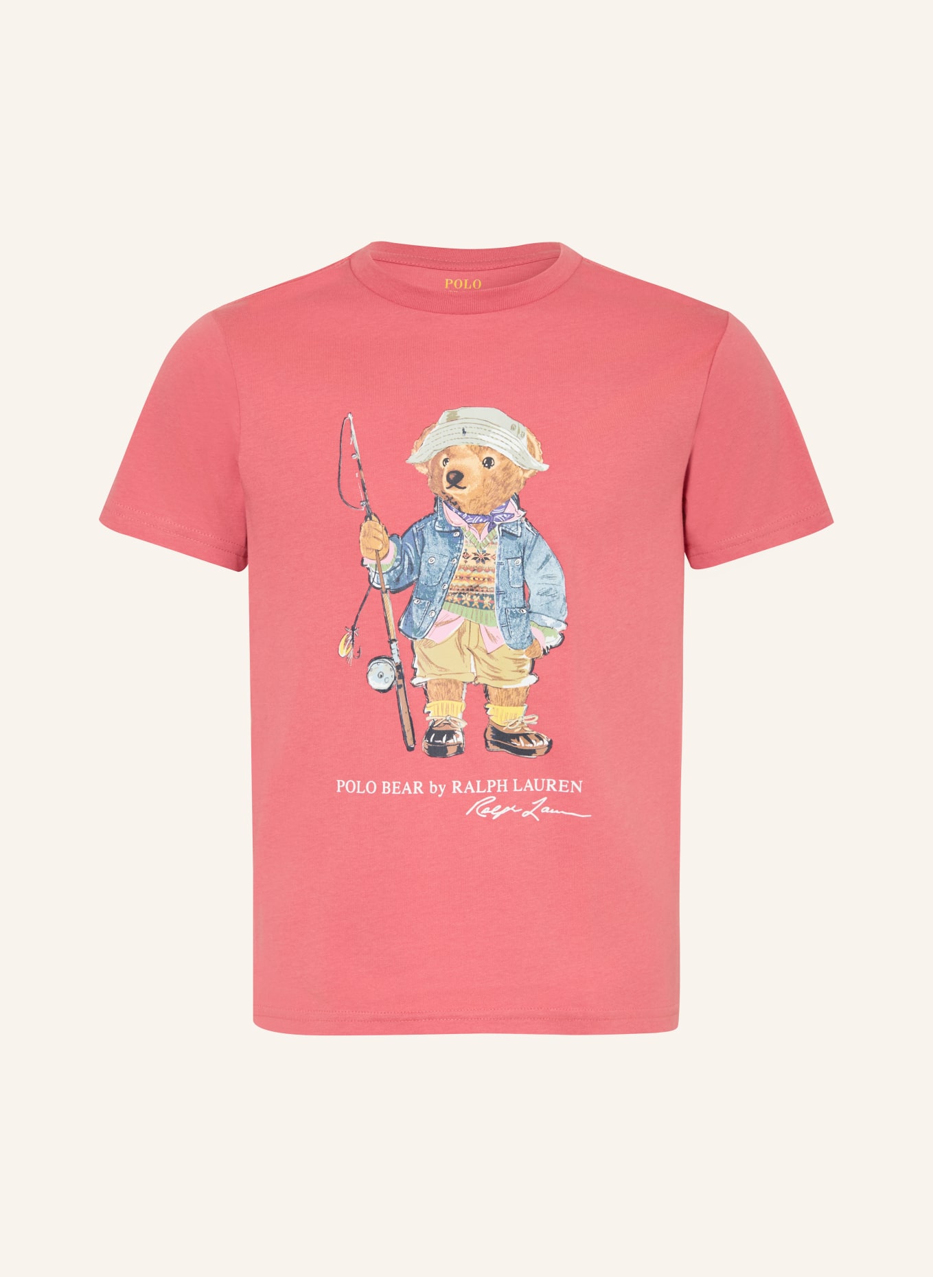 POLO RALPH LAUREN Koszulka: JASNOCZERWONY