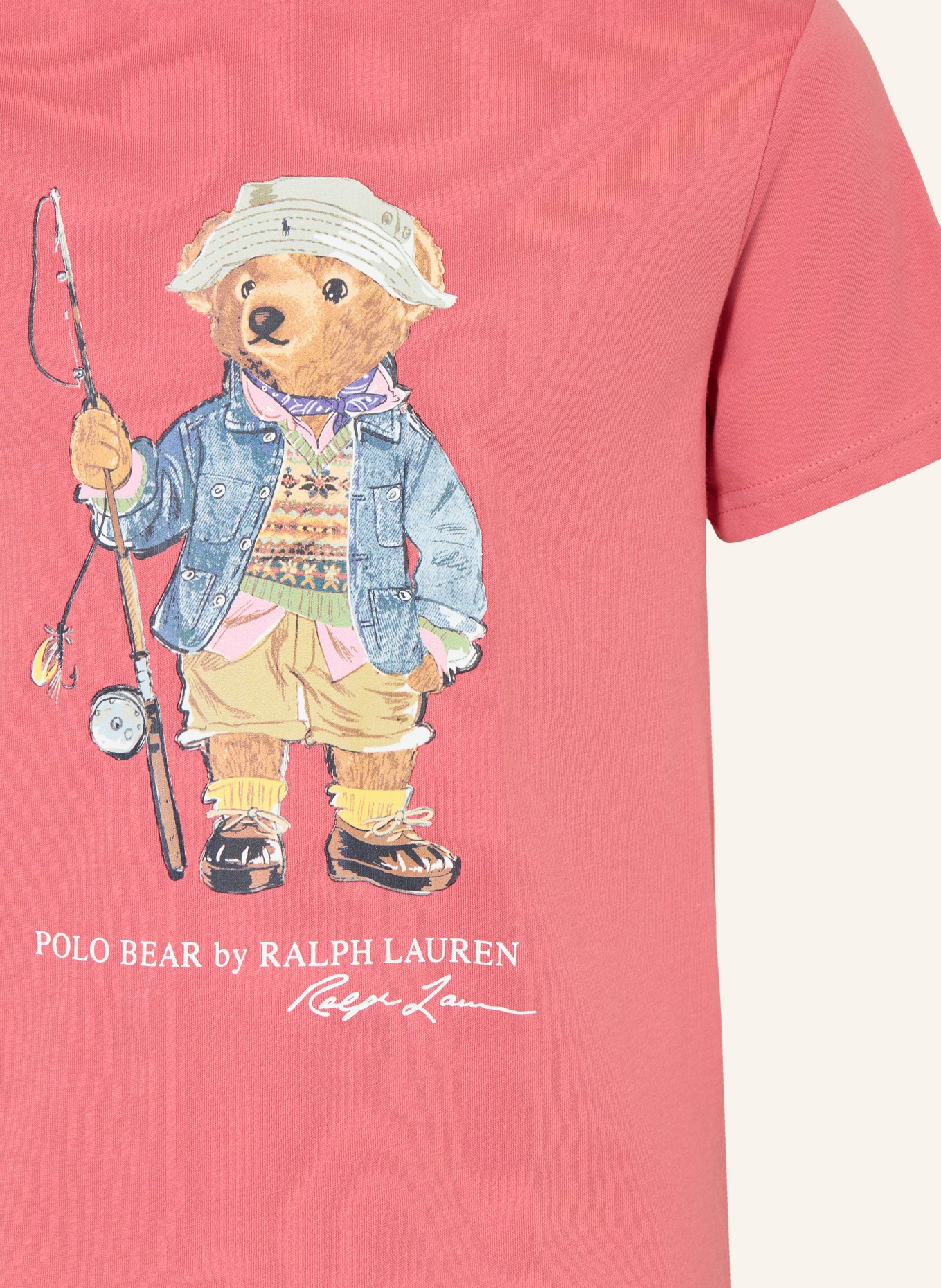 POLO RALPH LAUREN Koszulka: JASNOCZERWONY