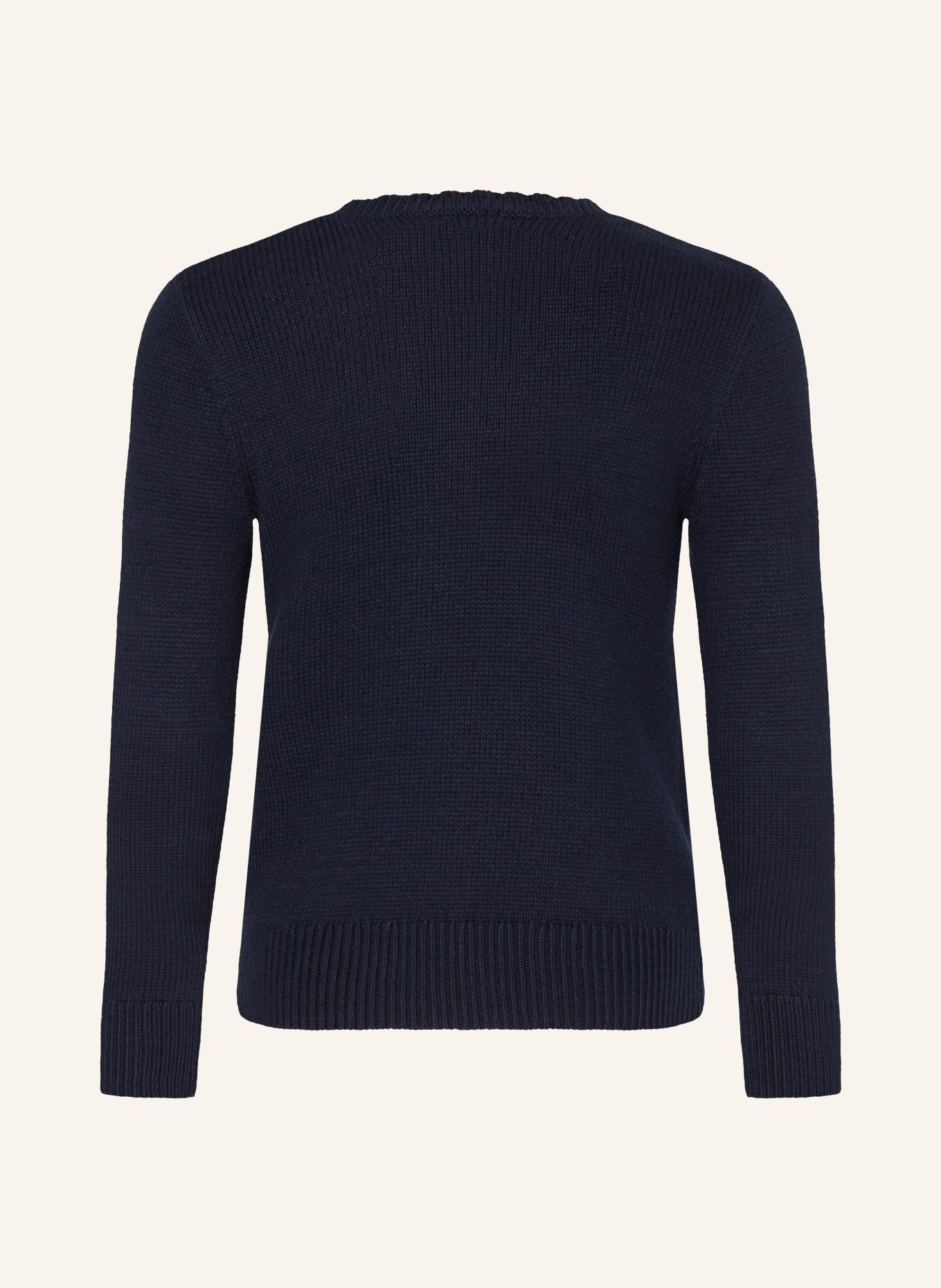 POLO RALPH LAUREN Svetr: TMAVĚ MODRÁ / HNĚDÁ / BÍLÁ