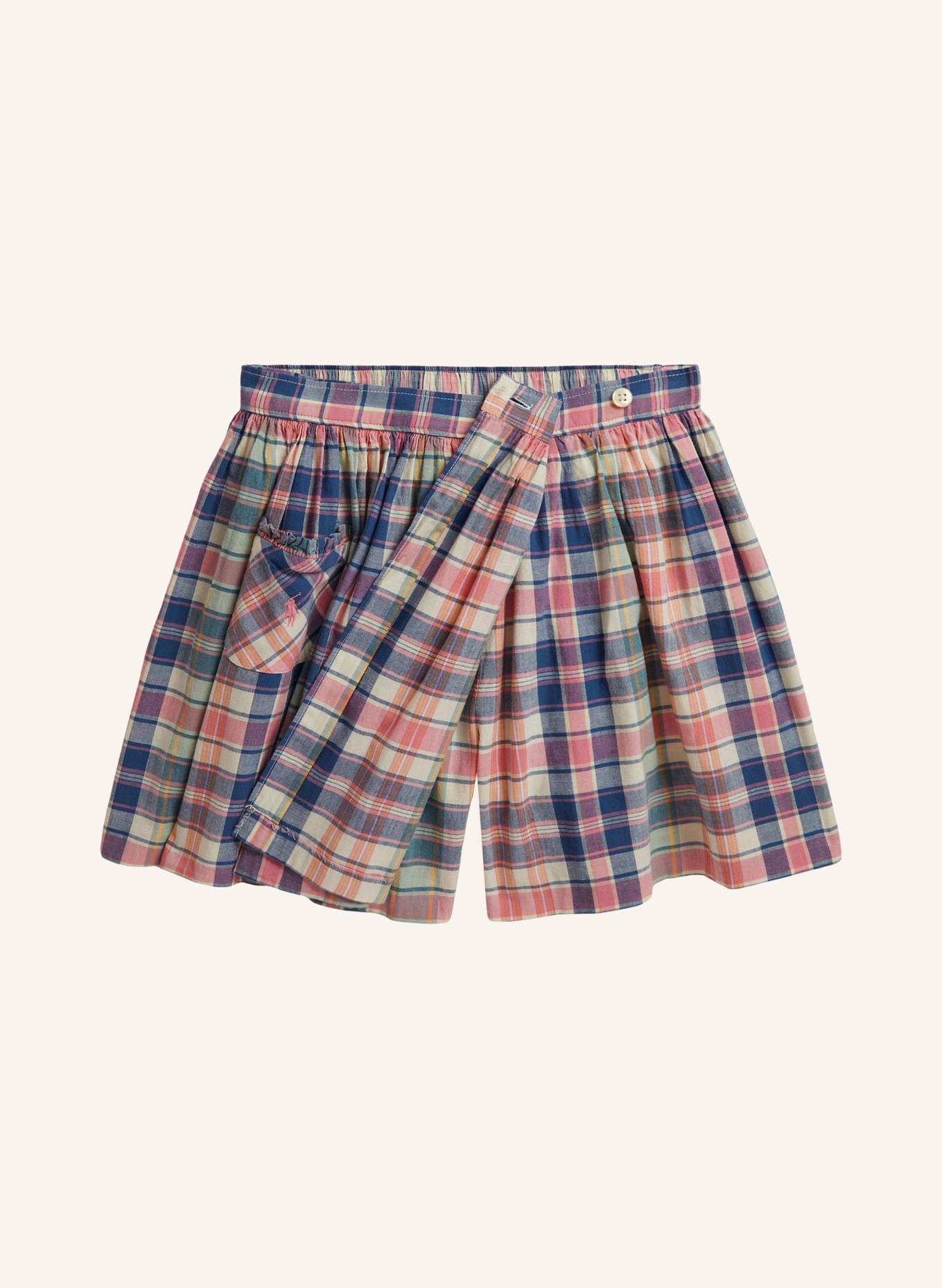 POLO RALPH LAUREN Skirt: WHITE / ROSE / BLUE