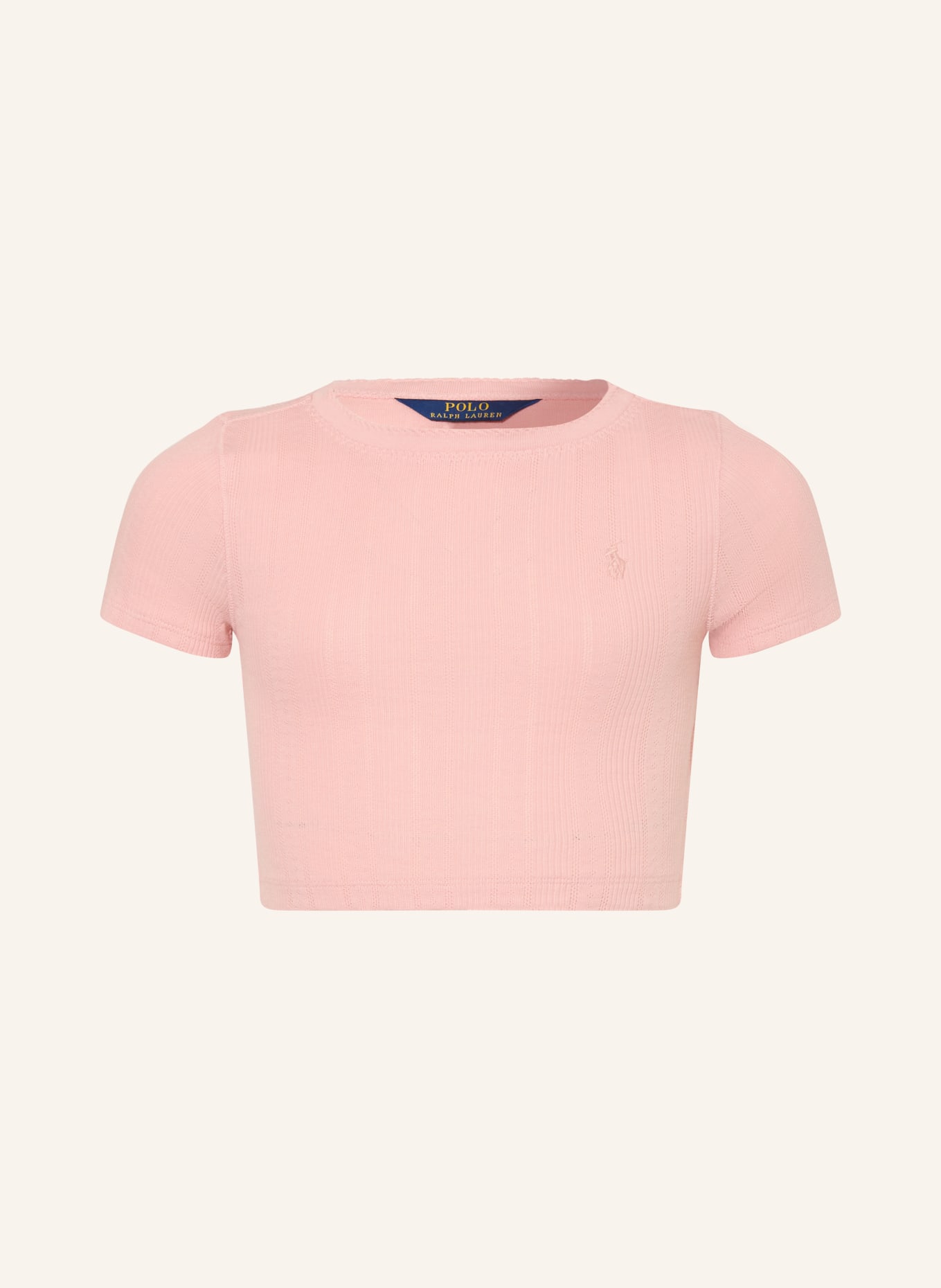 POLO RALPH LAUREN Pletené tričko: RŮŽOVÁ