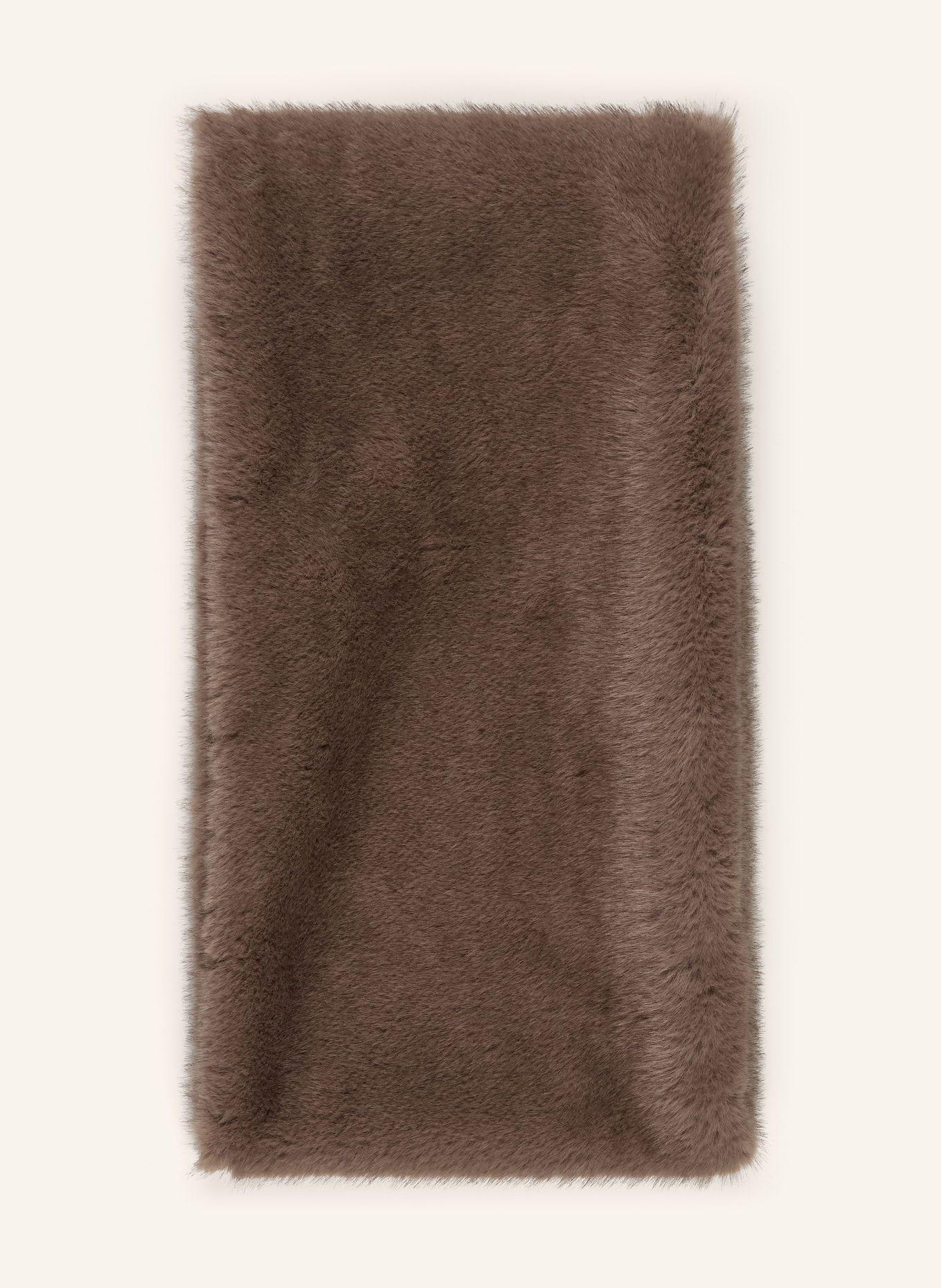 LUISA CERANO Faux fur loop scarf: TAUPE