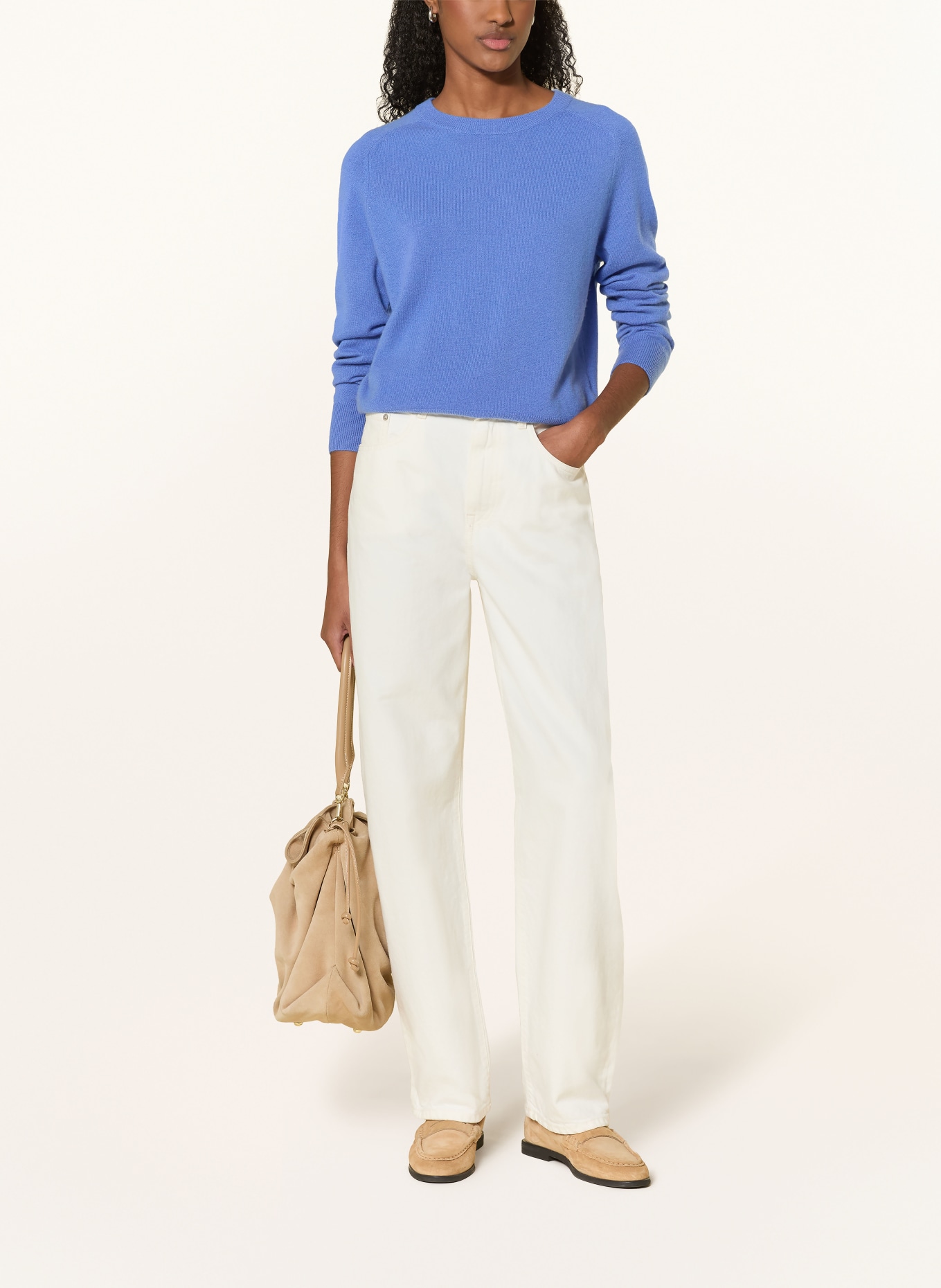 REPEAT Cashmere-Pullover: BLAU