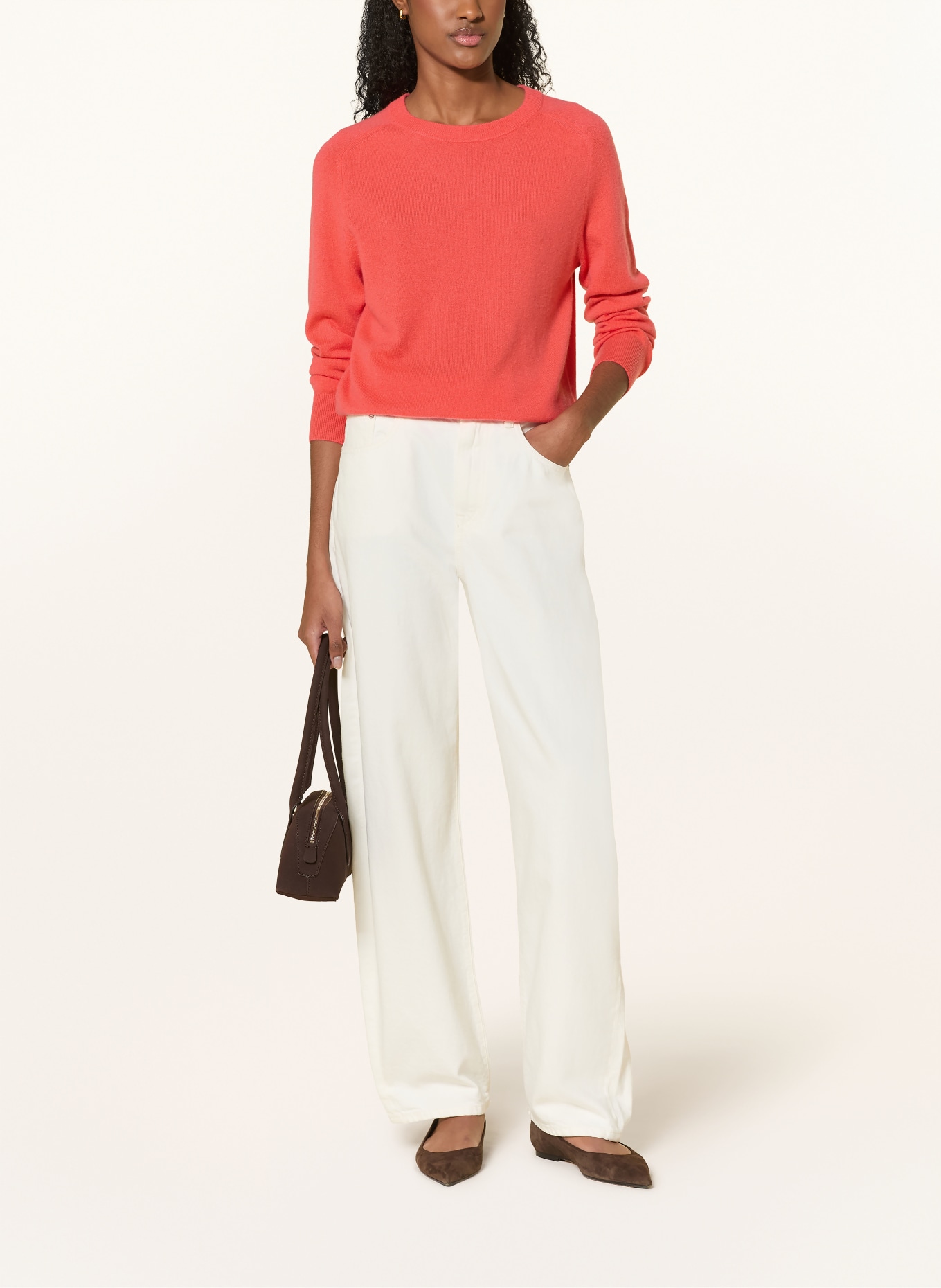 REPEAT Cashmere-Pullover: ORANGE