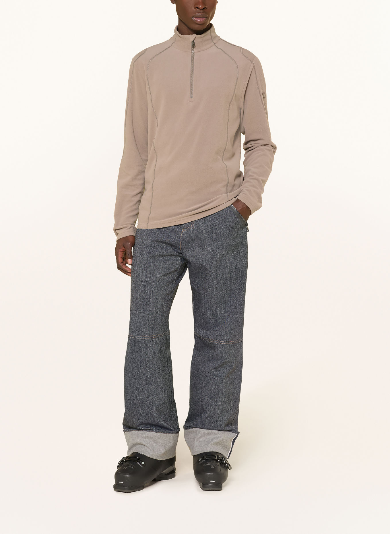BOGNER Pull-over en polaire HARRY: BEIGE