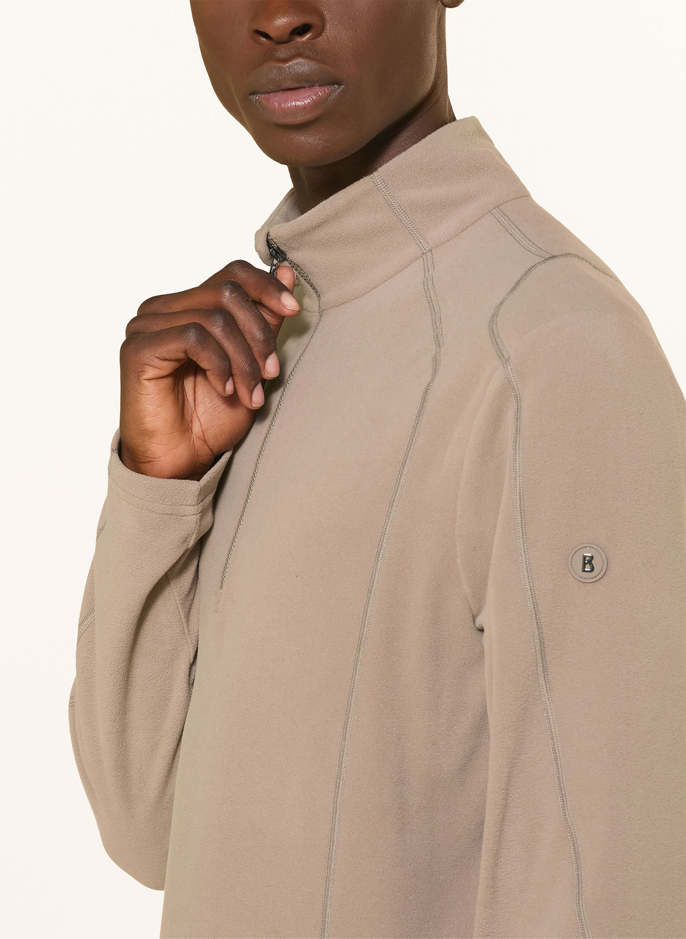 BOGNER Pull-over en polaire HARRY: BEIGE