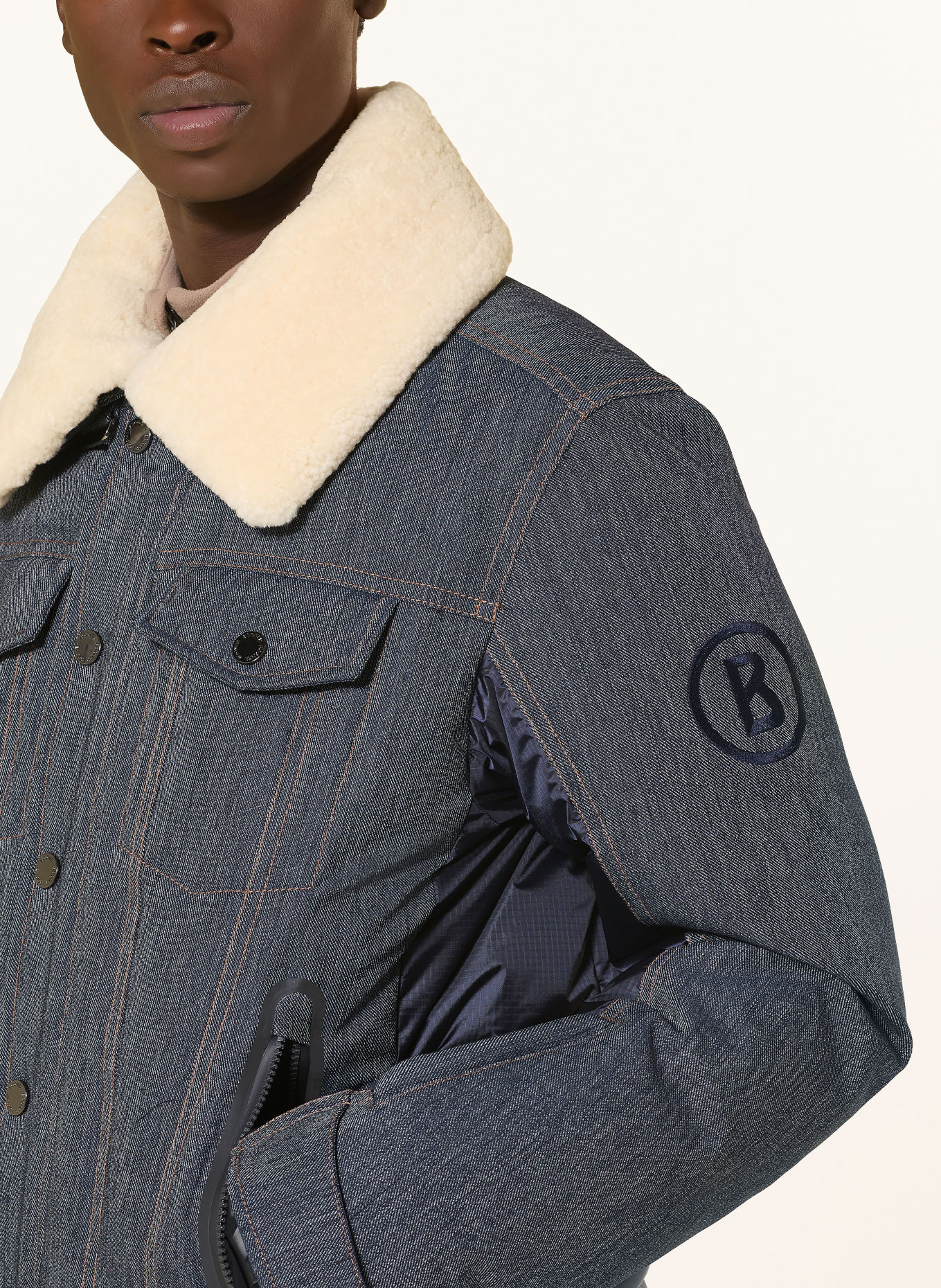 BOGNER Donzen ski-jas JEEN-LD: DONKERBLAUW