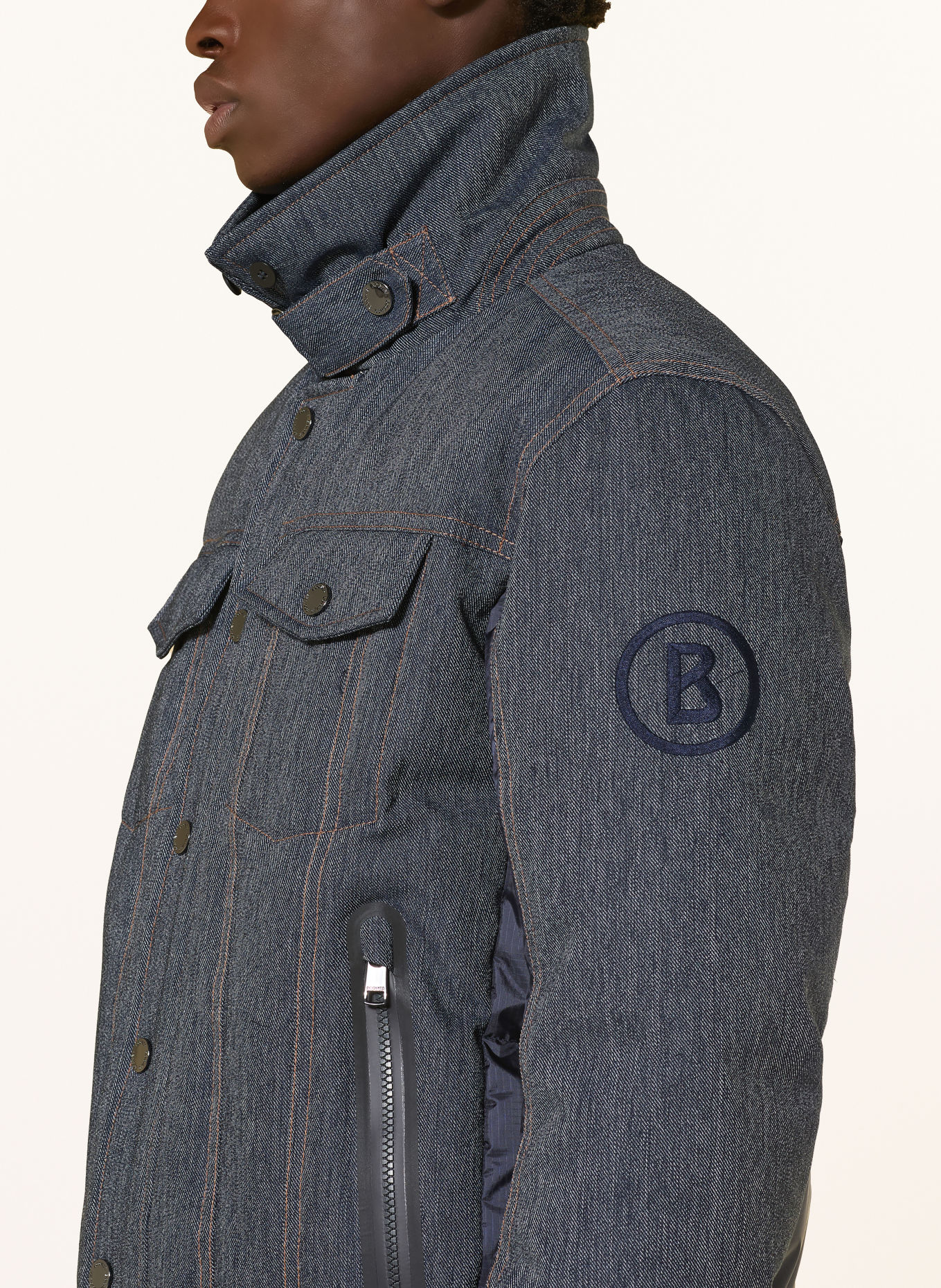 BOGNER Donzen ski-jas JEEN-LD: DONKERBLAUW