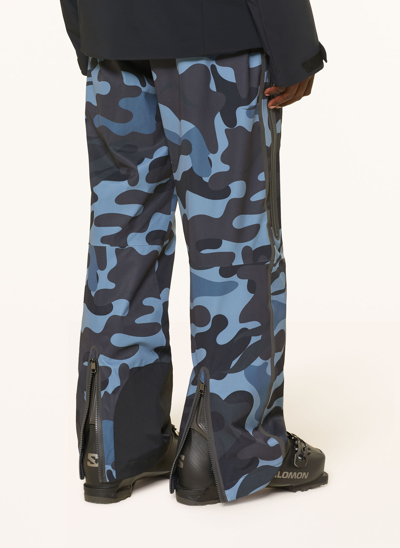 BOGNER Ski-broek TIM-T: DONKERBLAUW / LICHTBLAUW / ZWART