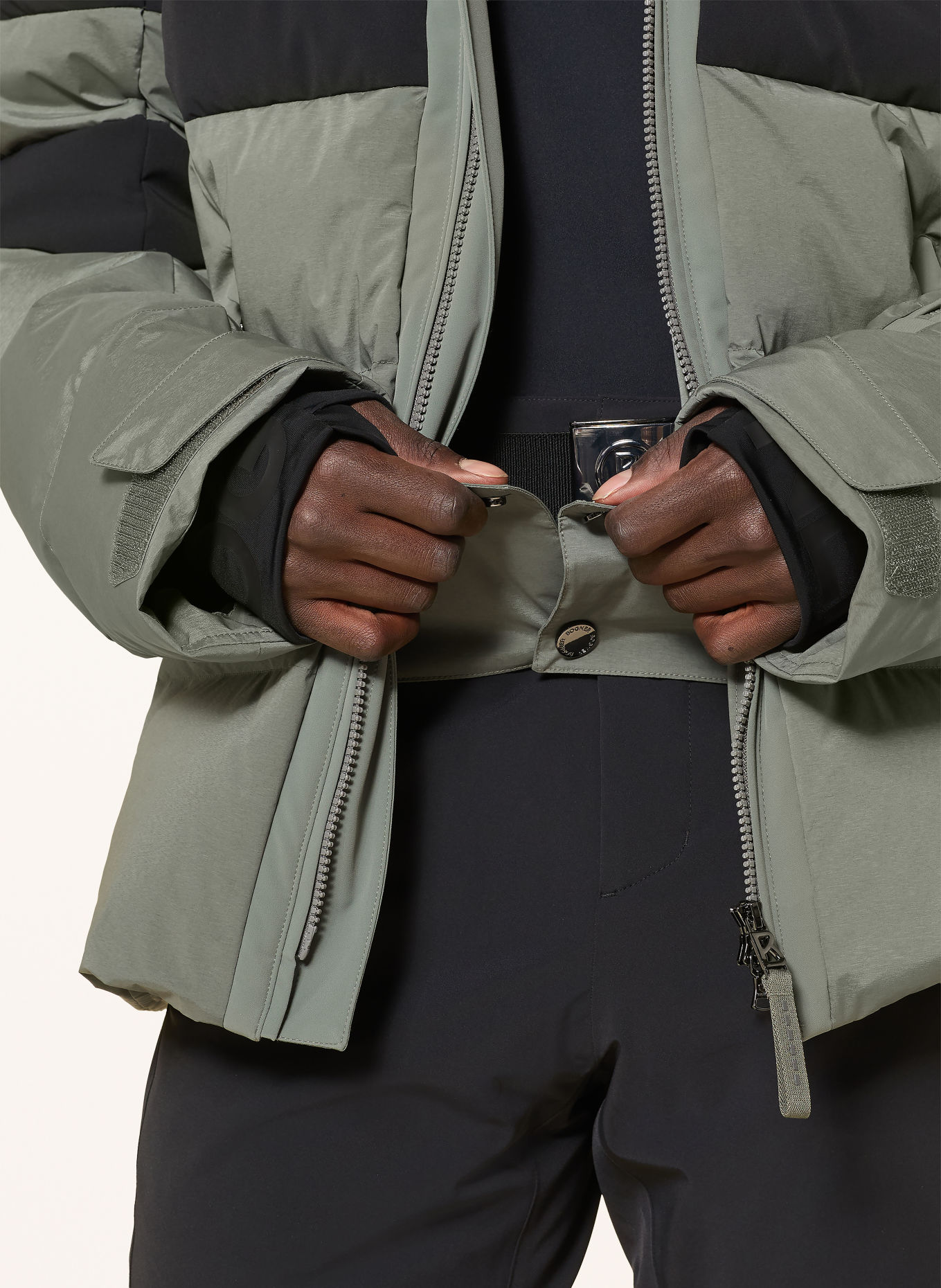 BOGNER Donzen ski-jas RION-D: ZWART / GROEN