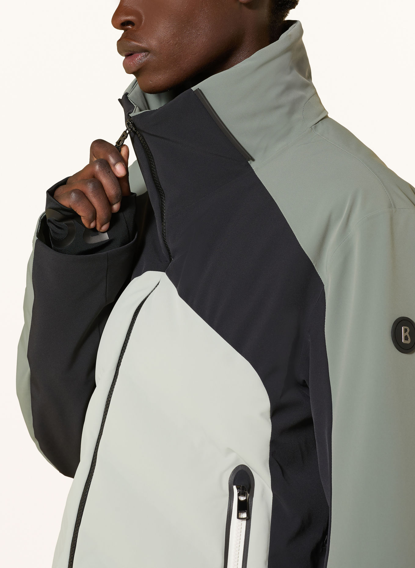 BOGNER Skijacke BAHRI-T: HELLGRÜN / GRÜN / SCHWARZ