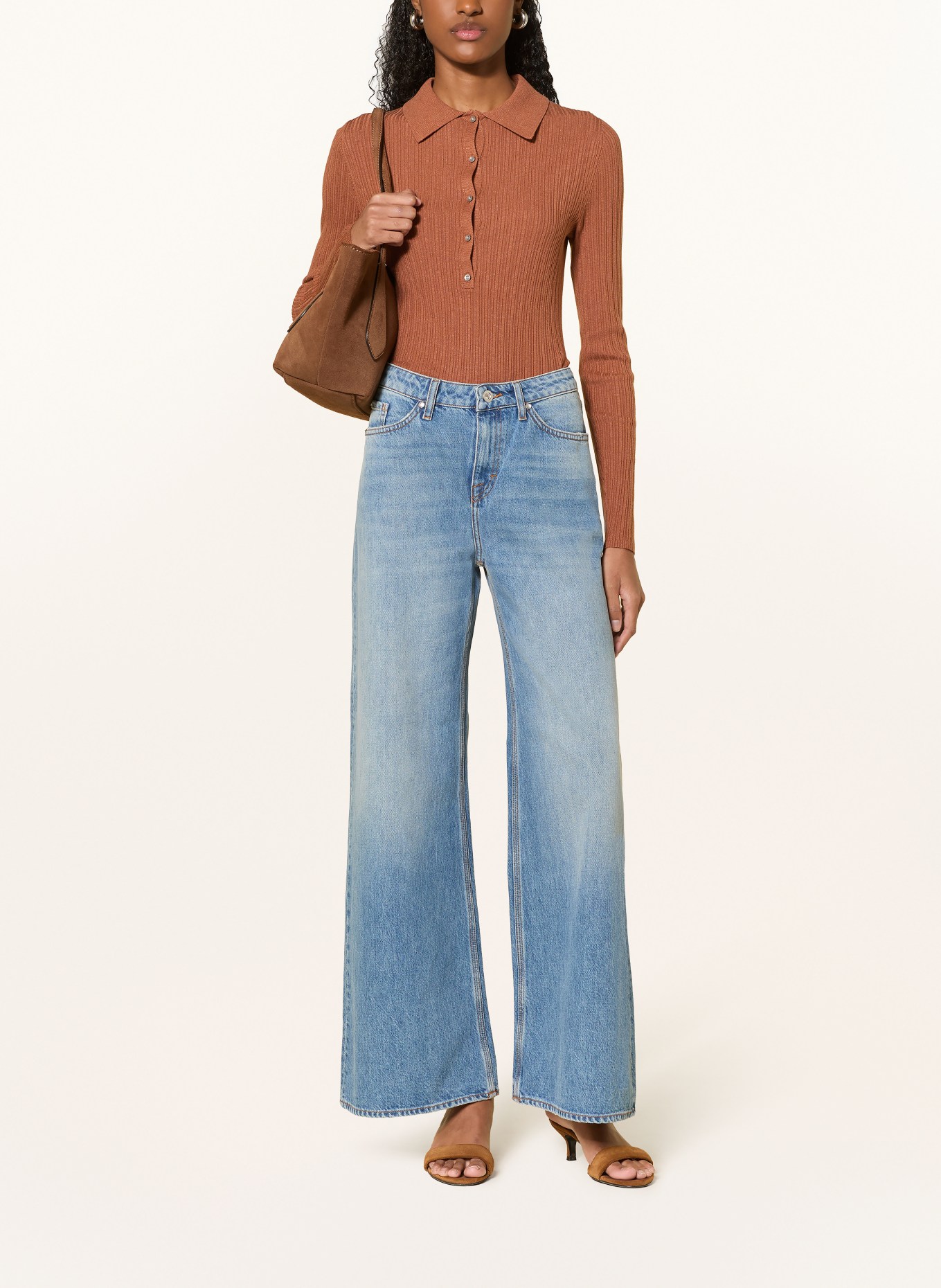 TIGER OF SWEDEN Wide Leg Jeans KINNE: 200 Light blue