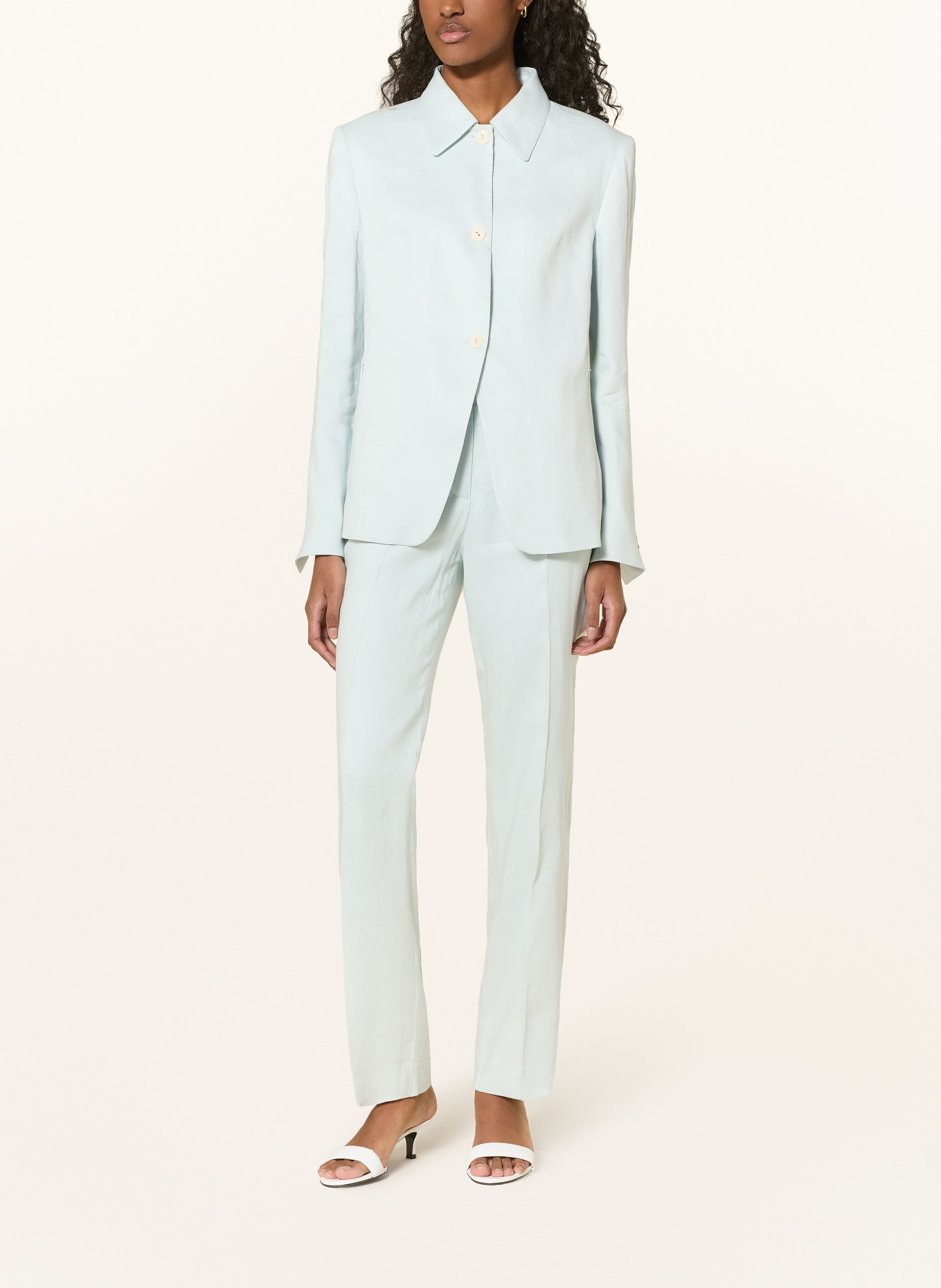 TIGER OF SWEDEN Blazer ELOISE mit Leinen: HELLBLAU